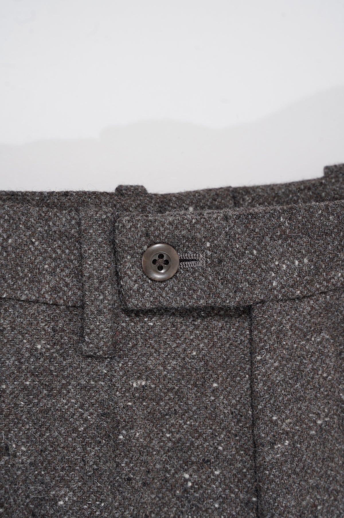 m's braque "TUCKED BAGGY PANTS" [MOCHA GREY]