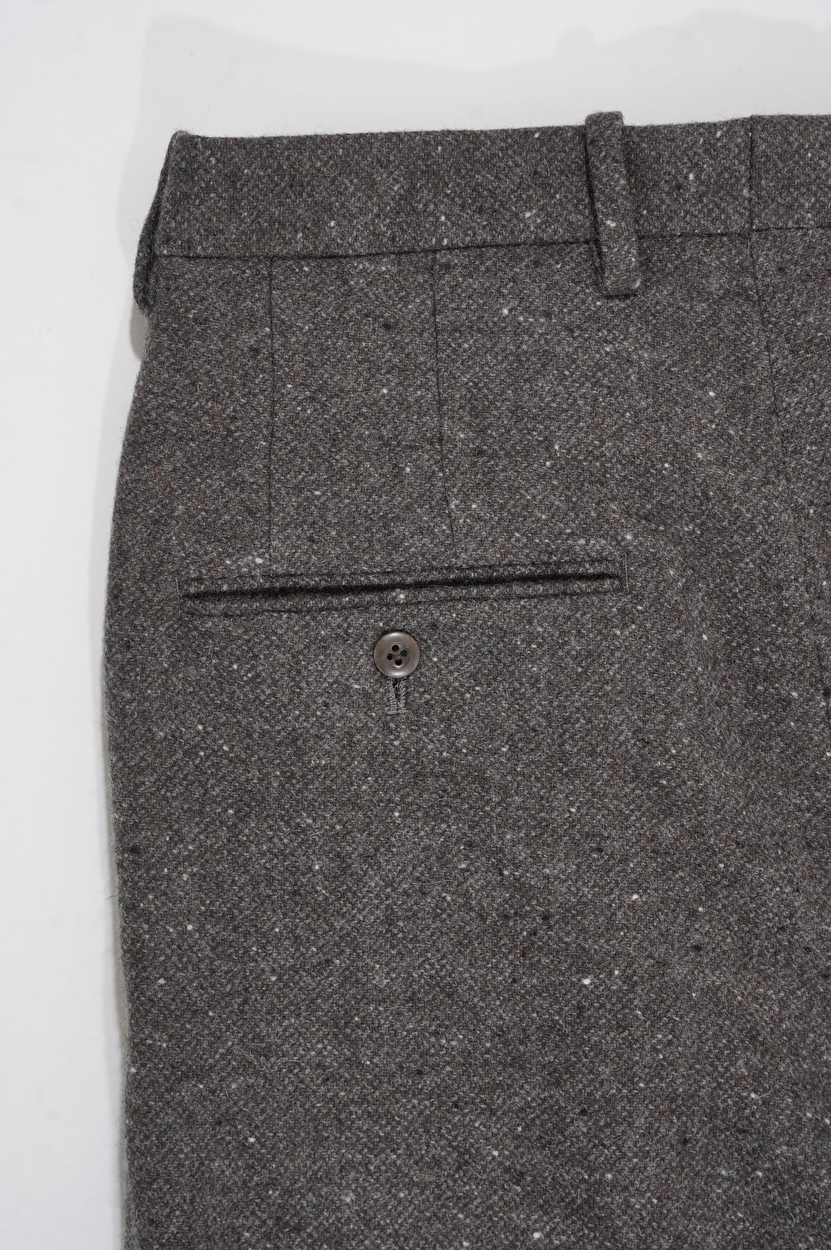 m's braque "TUCKED BAGGY PANTS" [MOCHA GREY]
