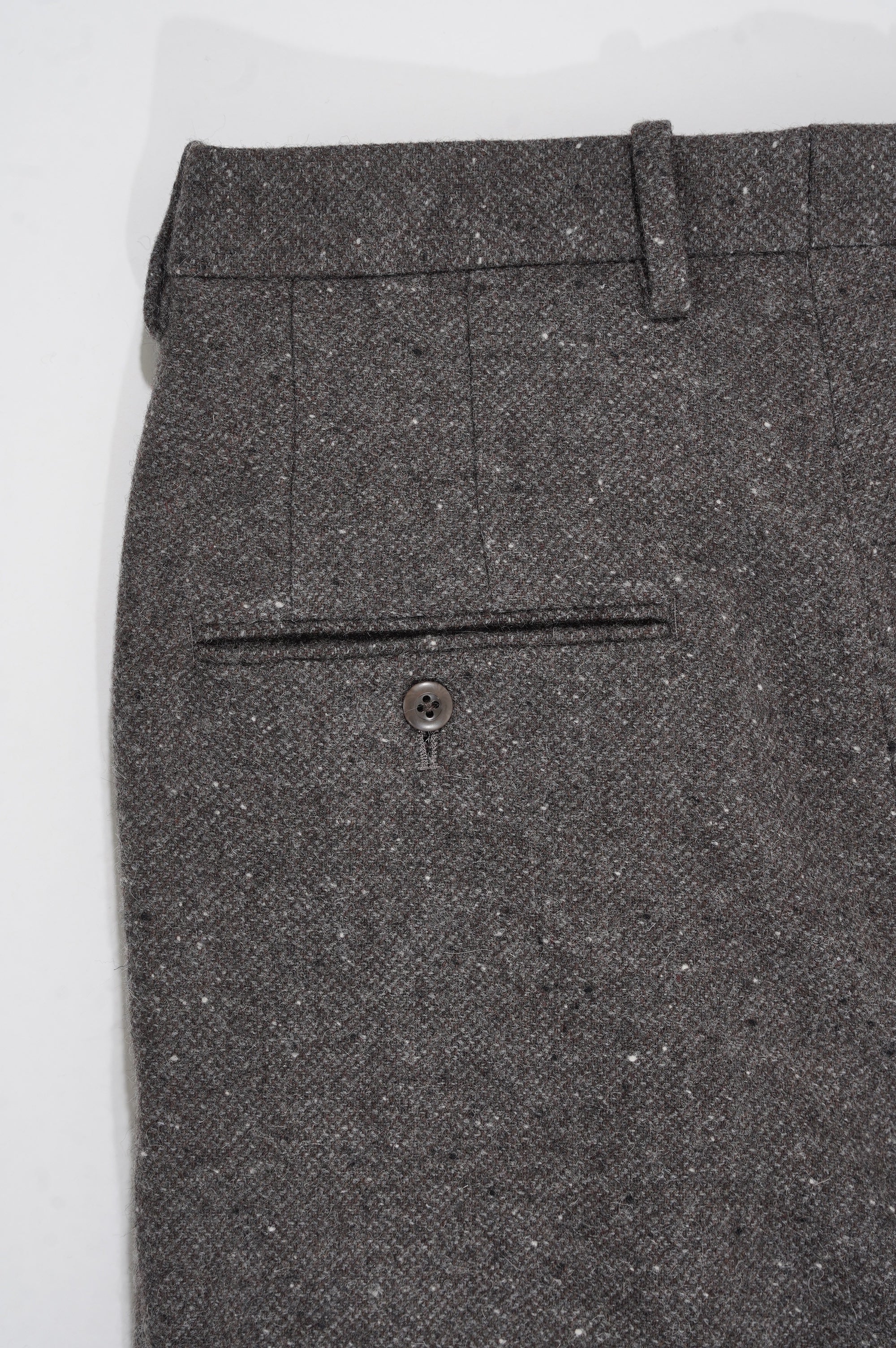 m's braque "TUCKED BAGGY PANTS" [MOCHA GREY]