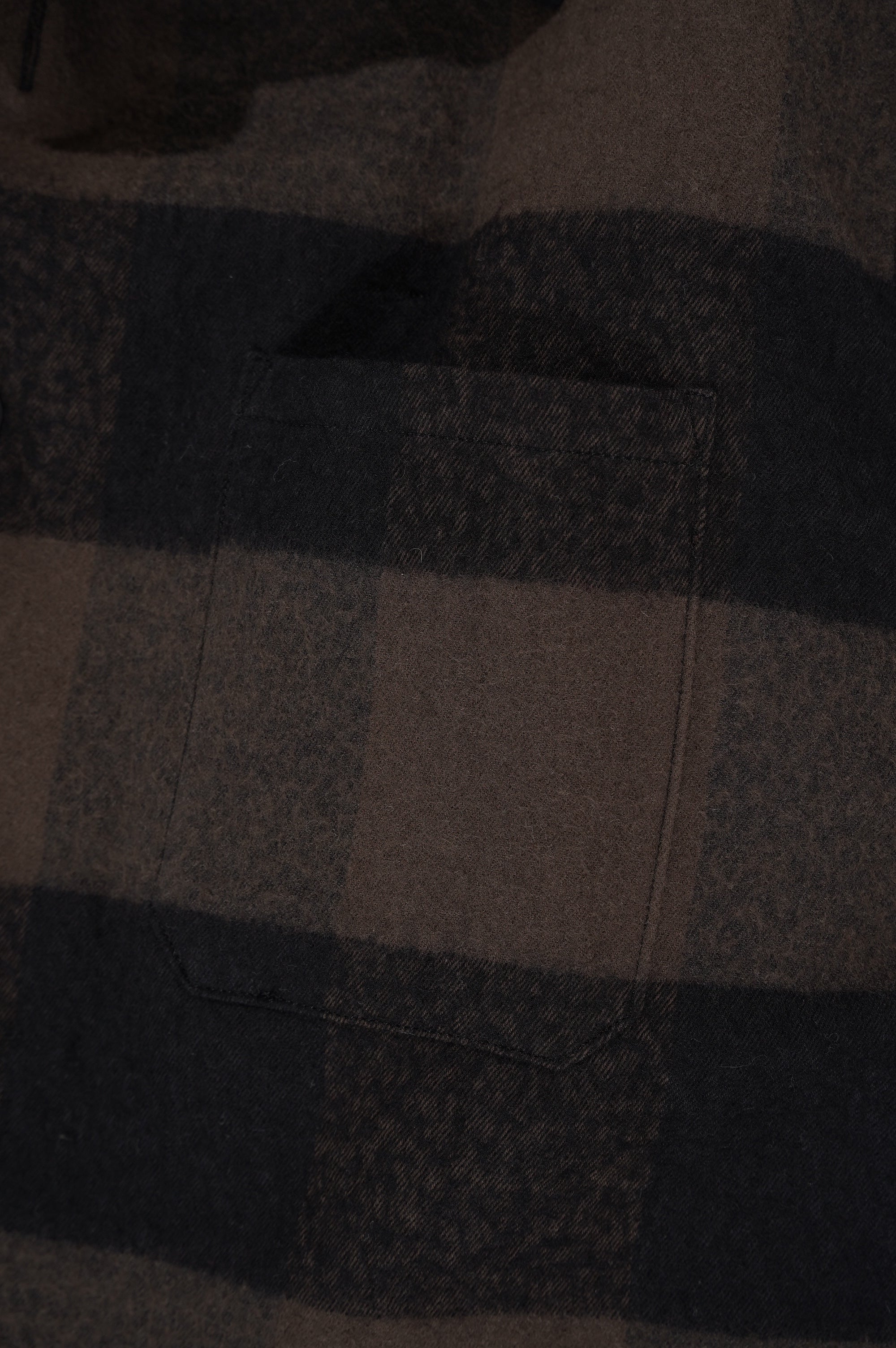 m's braque "OUTER OVERSHIRTS with DETACHABLE LINER" [BROWN]