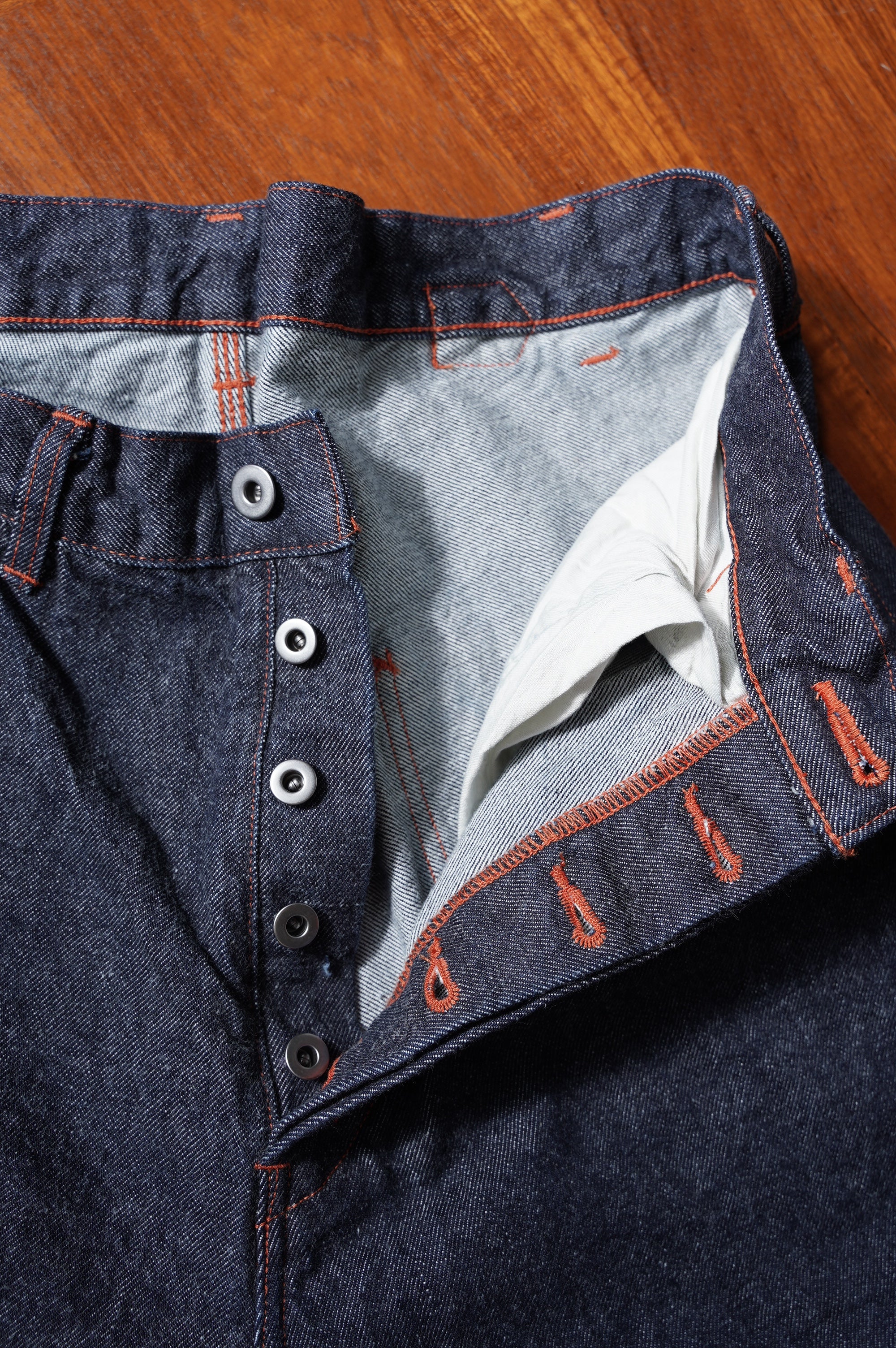 Gurank "13oz raw denim painter pants wt"