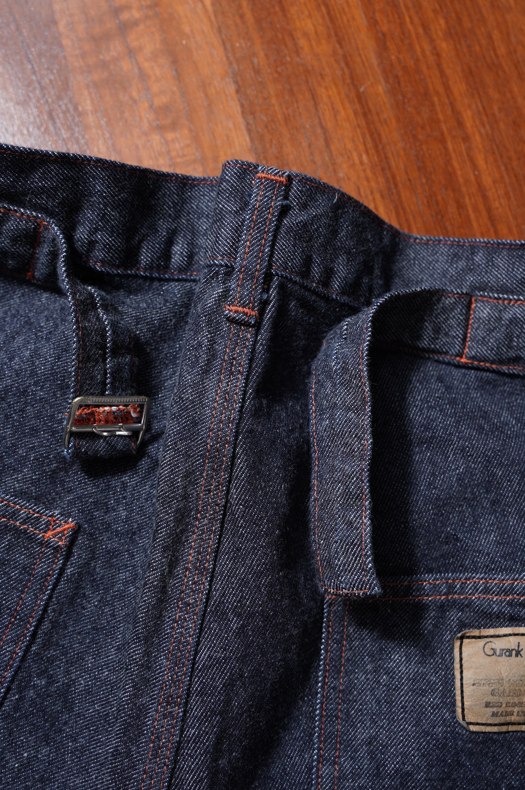 Gurank "13oz raw denim painter pants wt"