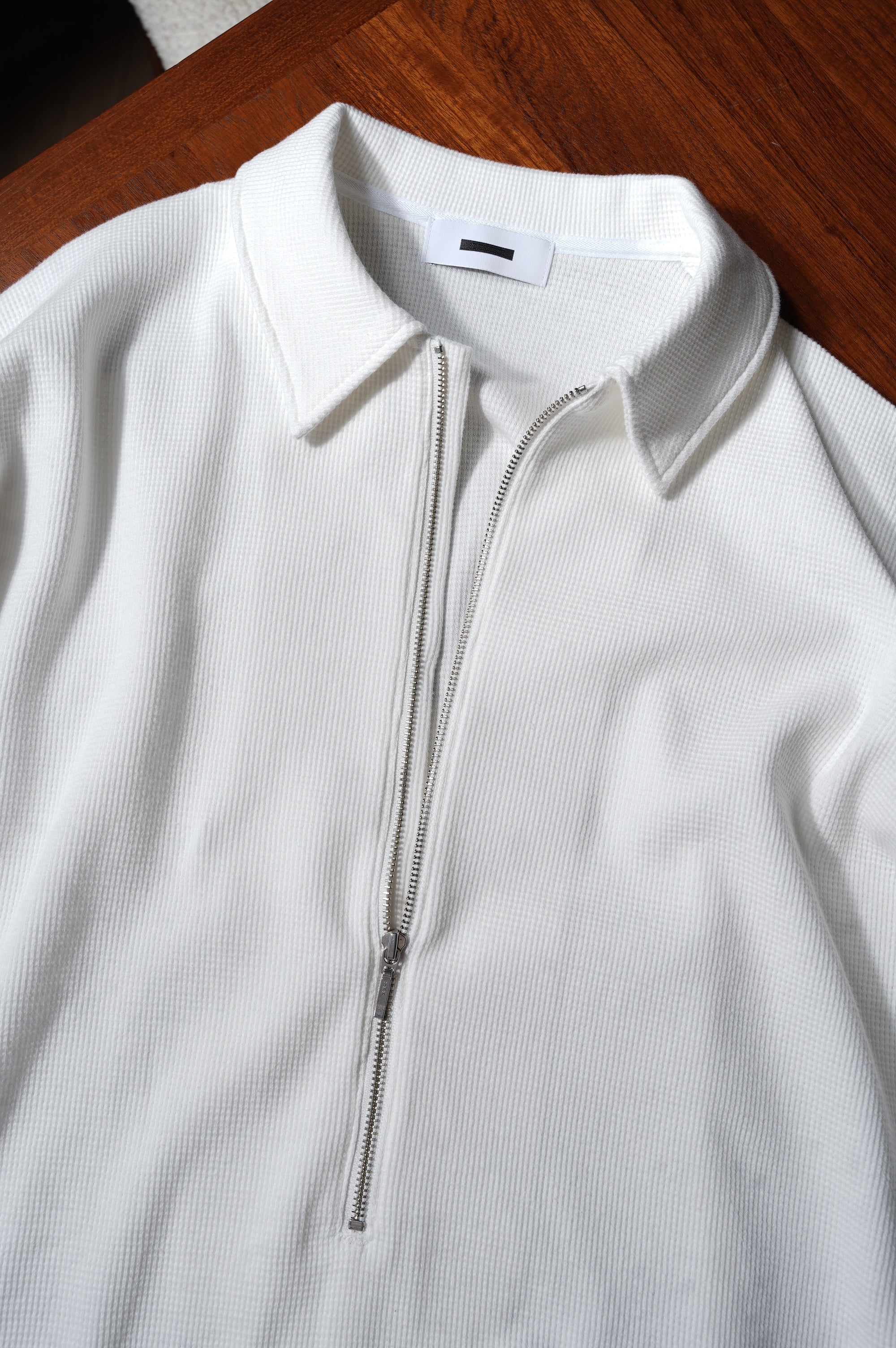 REVERBERATE "HALF ZIP THERMAL"[WHITE]