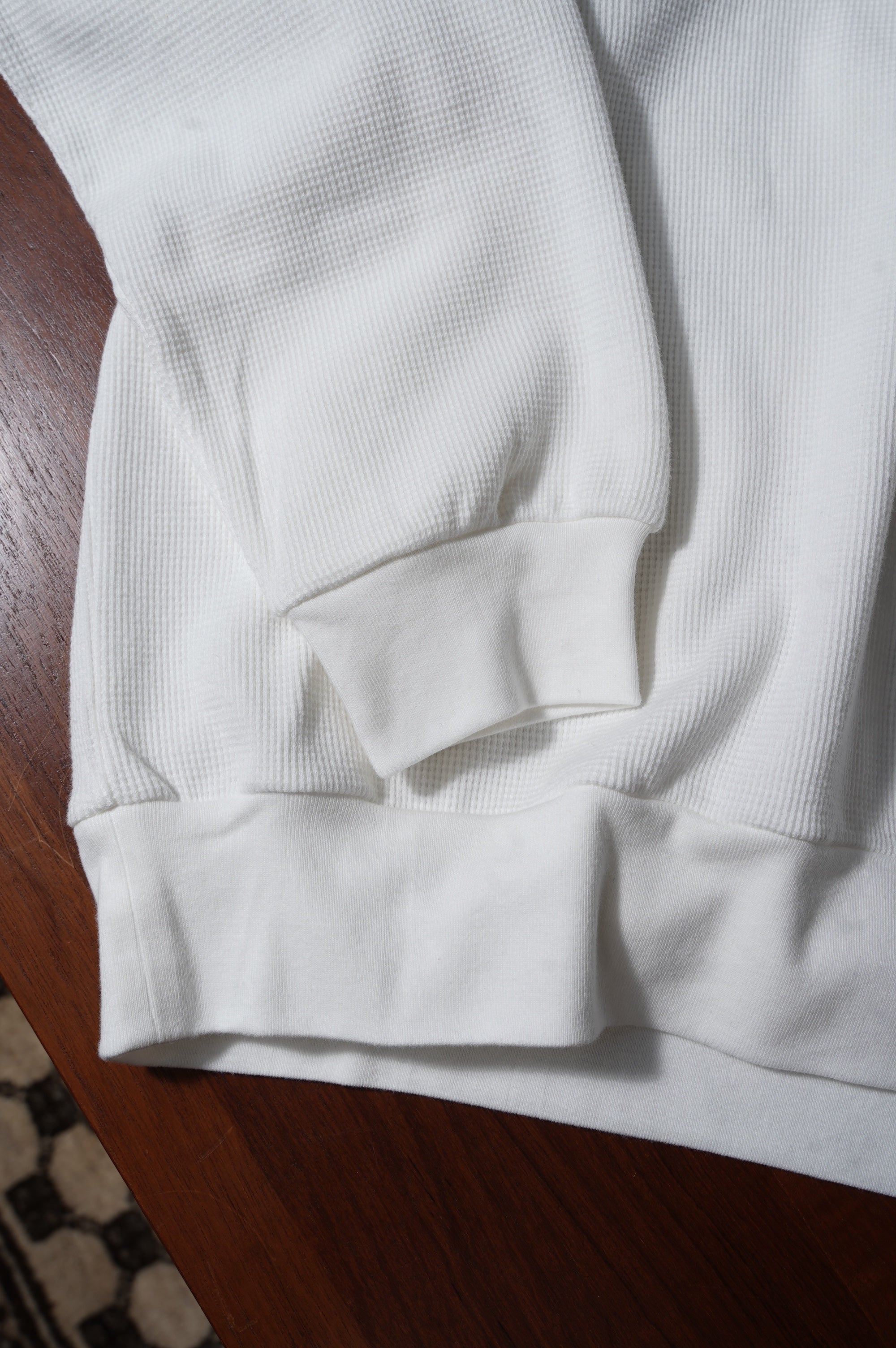 REVERBERATE "HALF ZIP THERMAL"[WHITE]