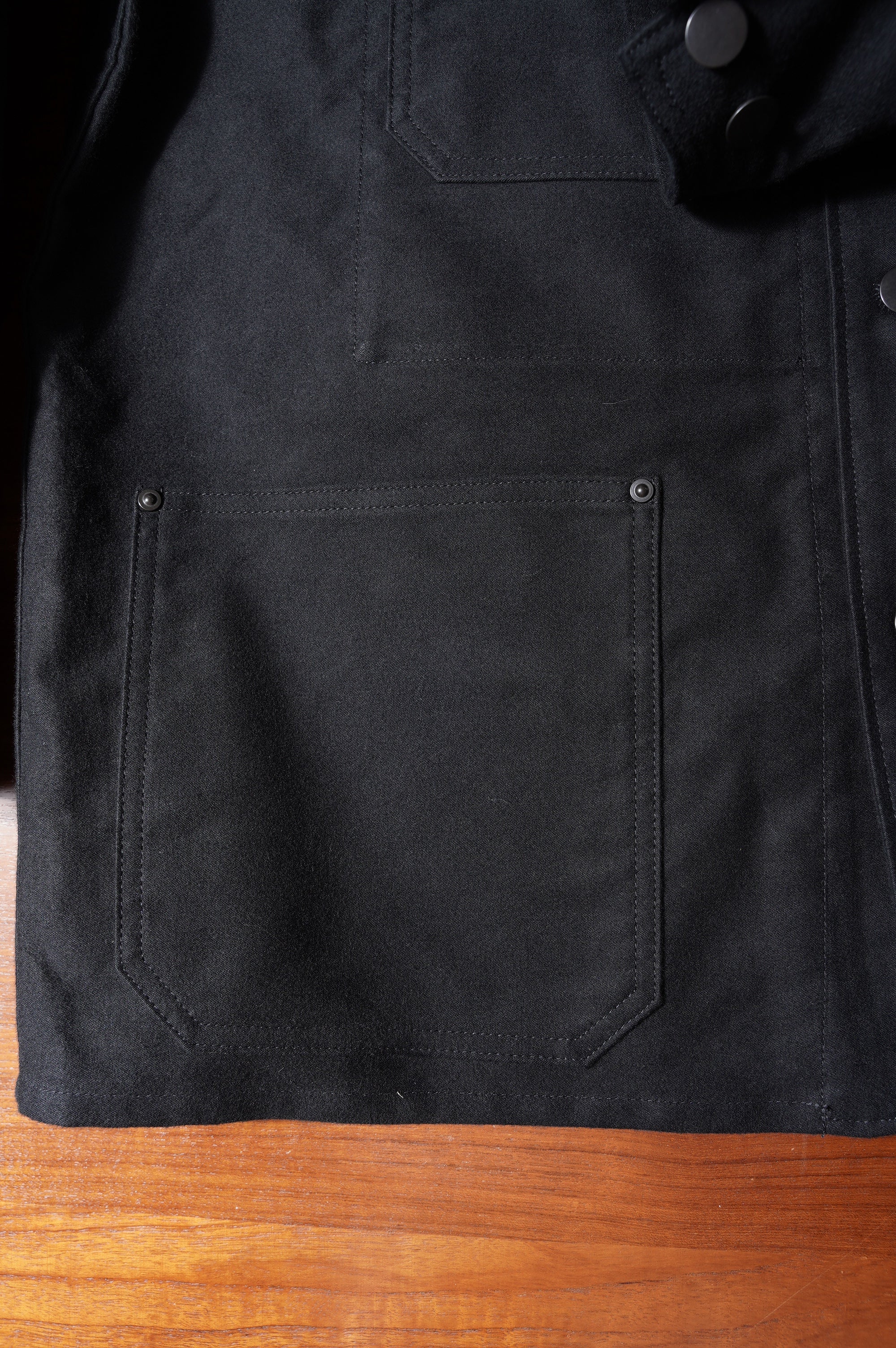 REVERBERATE "COVERALL JACKET" [BLACK]