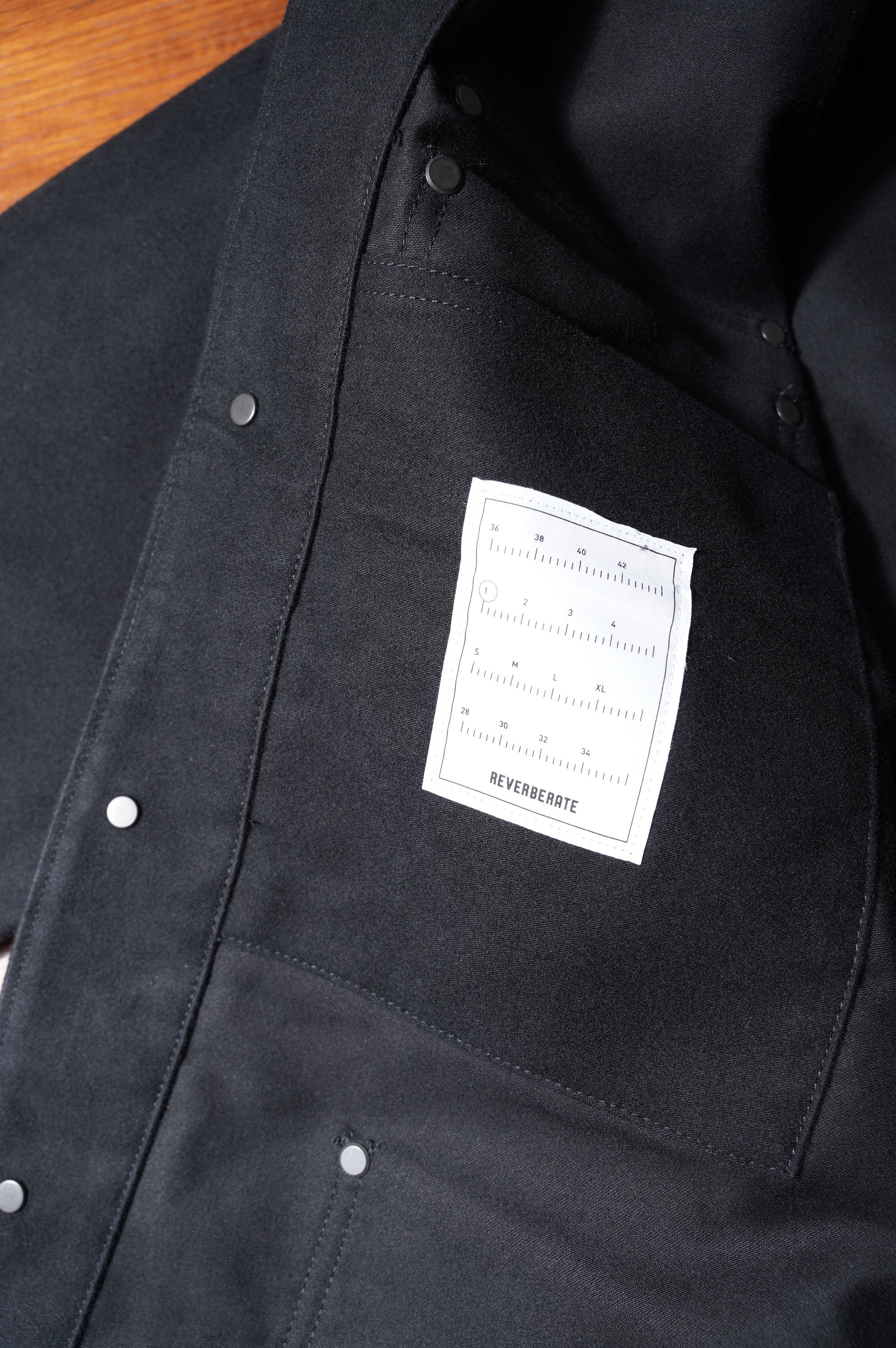REVERBERATE "COVERALL JACKET" [BLACK]