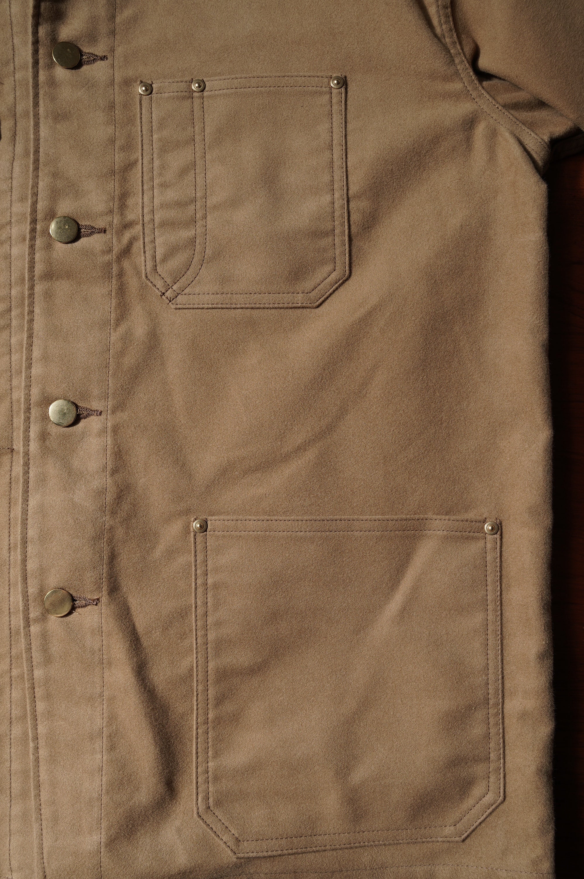 REVERBERATE "COVERALL JACKET" [CAMEL]