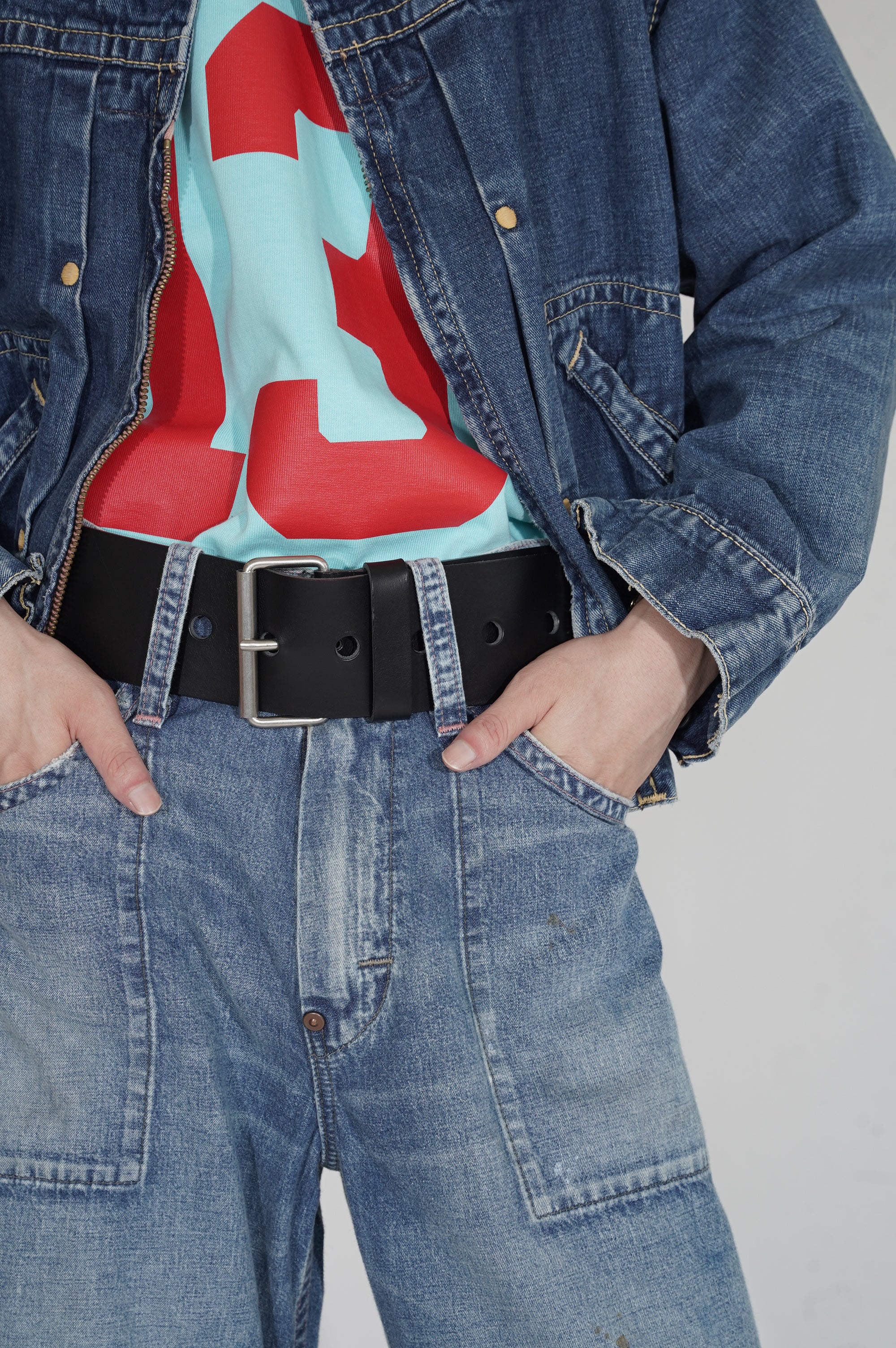 KOOKY ZOO "MINIATURE BELT" [BLACK]