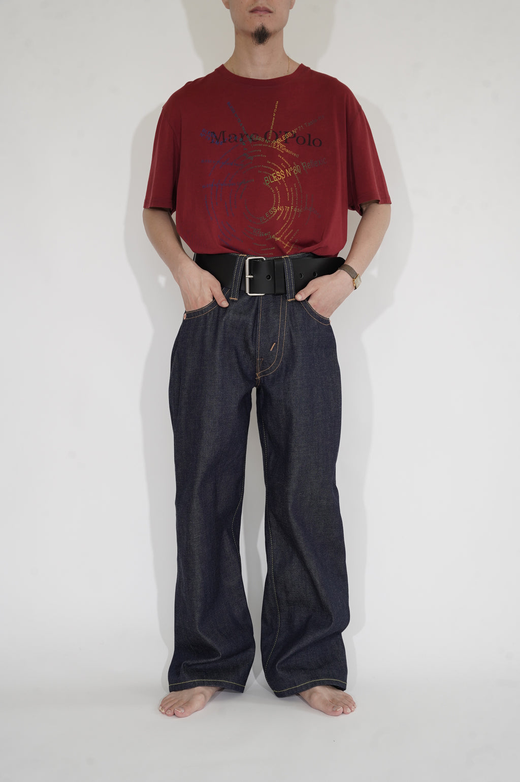 KOOKY ZOO "MINIATURE BELT" [BLACK]