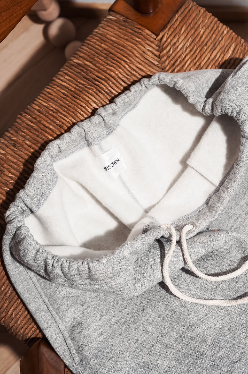 BISOWN "LOOSE SWEAT PANTS" [TOP GRAY]