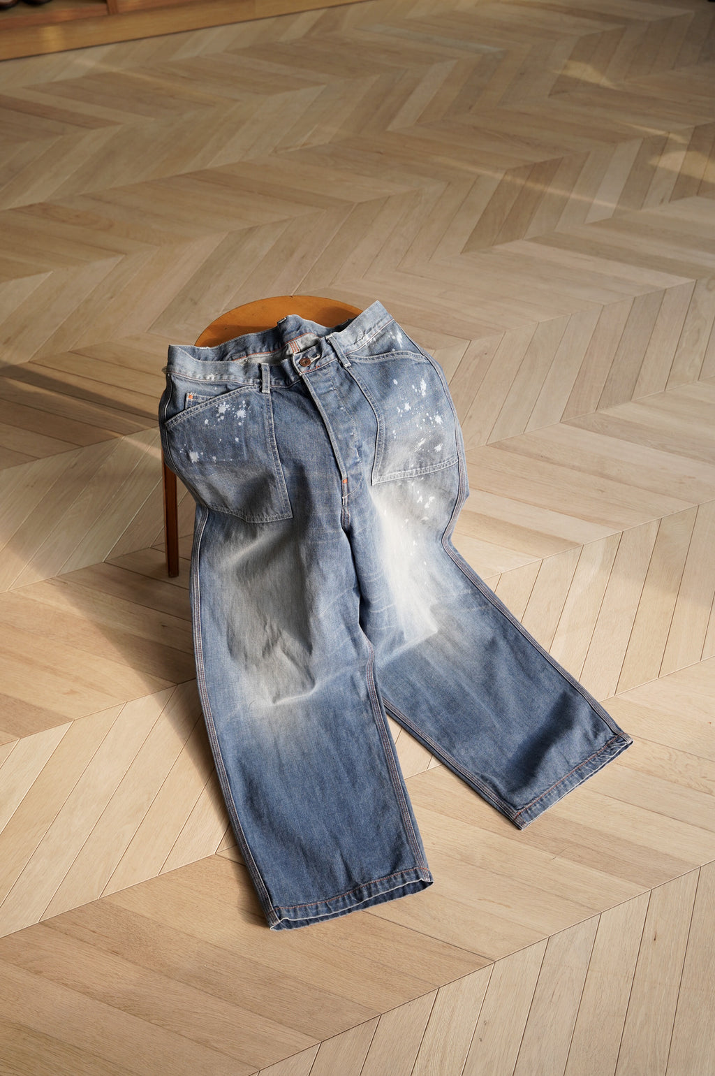 Gurank "Distressed Painter Pants"