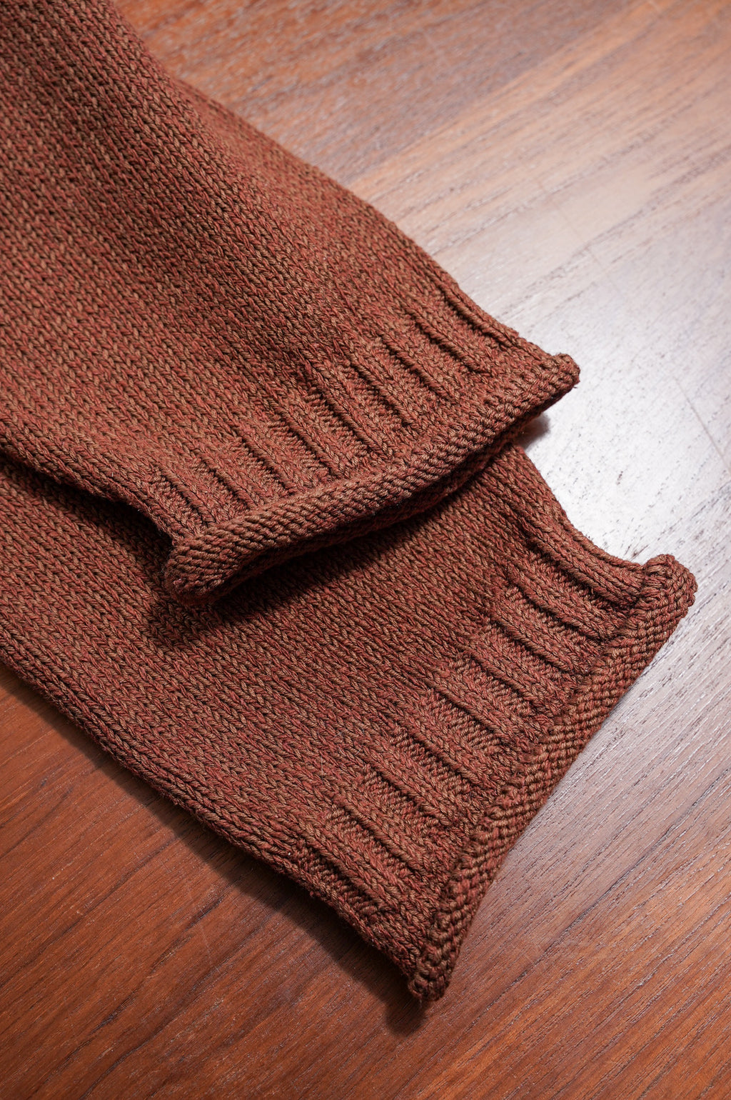Olde H & Daughter "SILK COTTON HALF ZIP P/O" [BROWNIE]