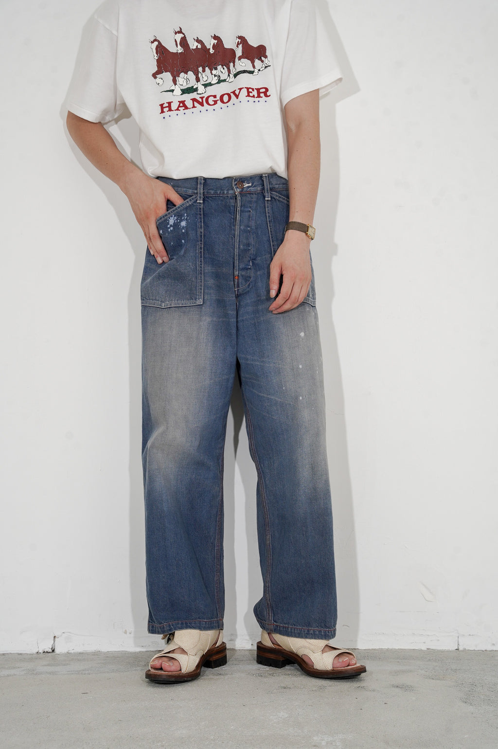Gurank "Distressed Painter Pants"