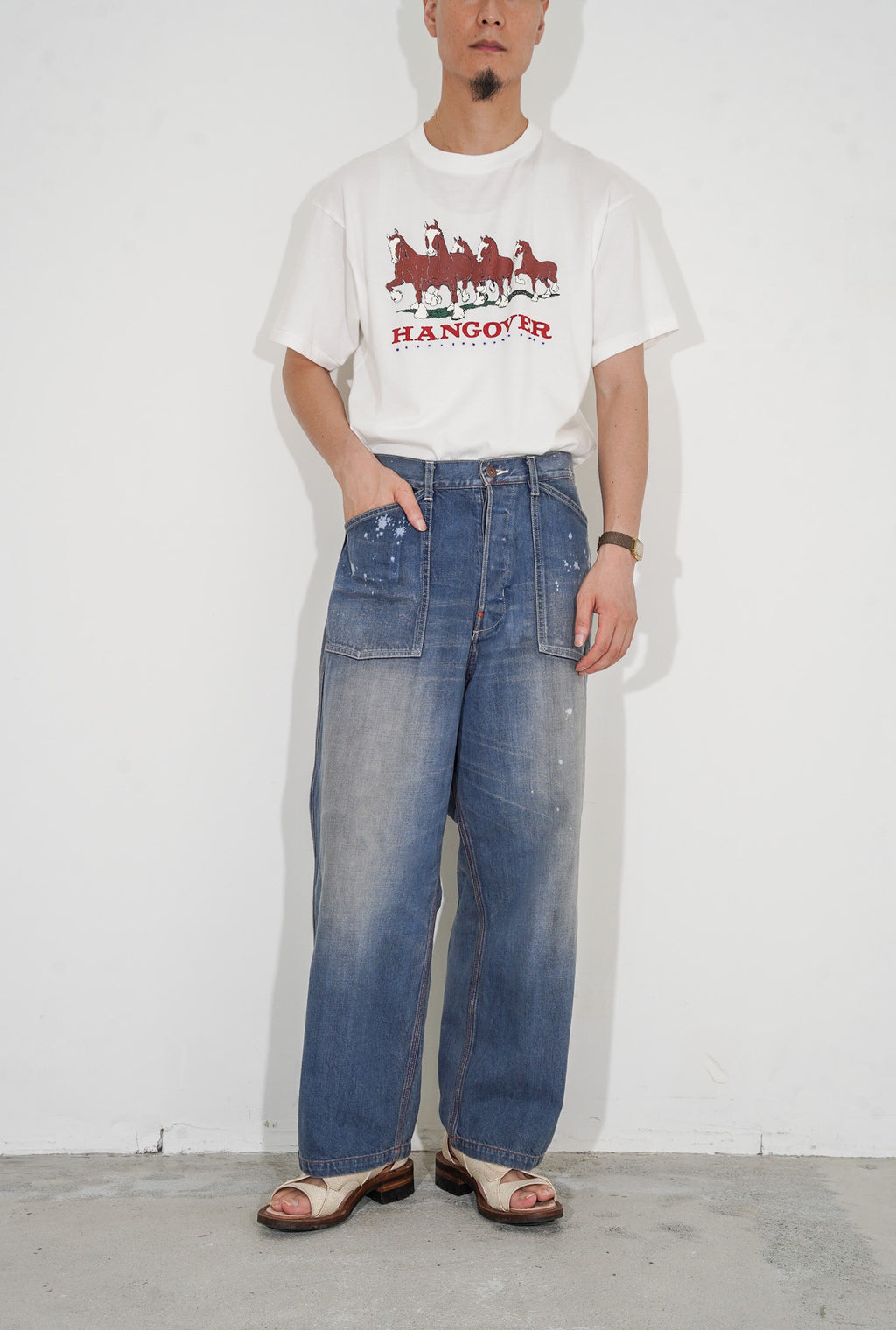 Gurank "Distressed Painter Pants"