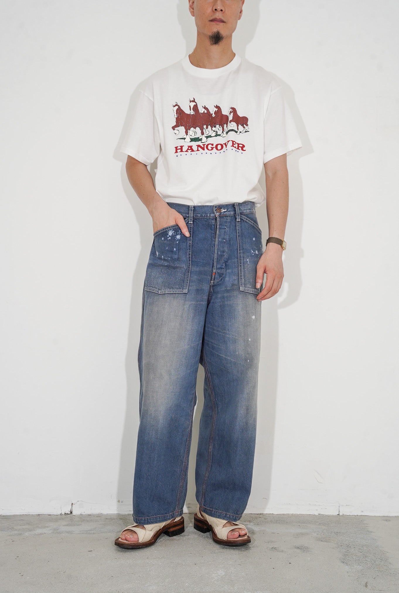 Gurank "Distressed Painter Pants"