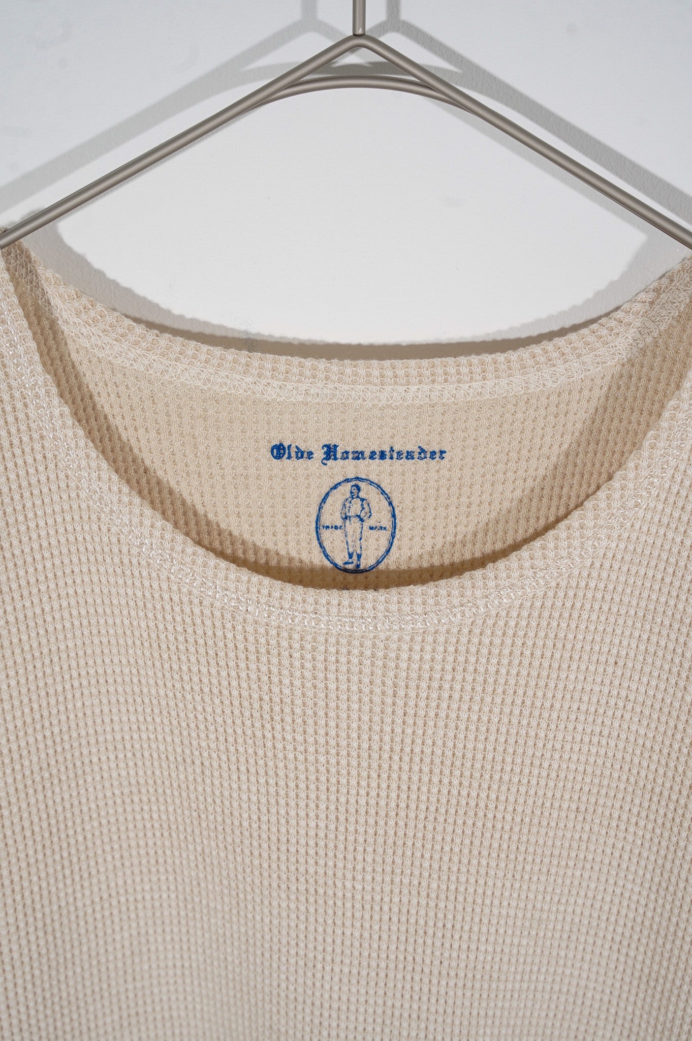 OLDE HOMESTEADER YOUTH - EXTRA SOFT THERMAL - "SLEEVELESS" [ECRU × OFF WHITE]