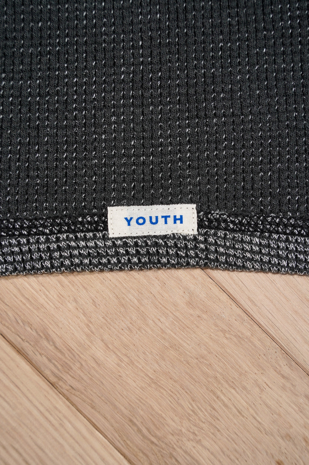 OLDE HOMESTEADER YOUTH -EXTRA SOFT THERMAL-  "SLEEVELESS" [ECRU×BLACK]