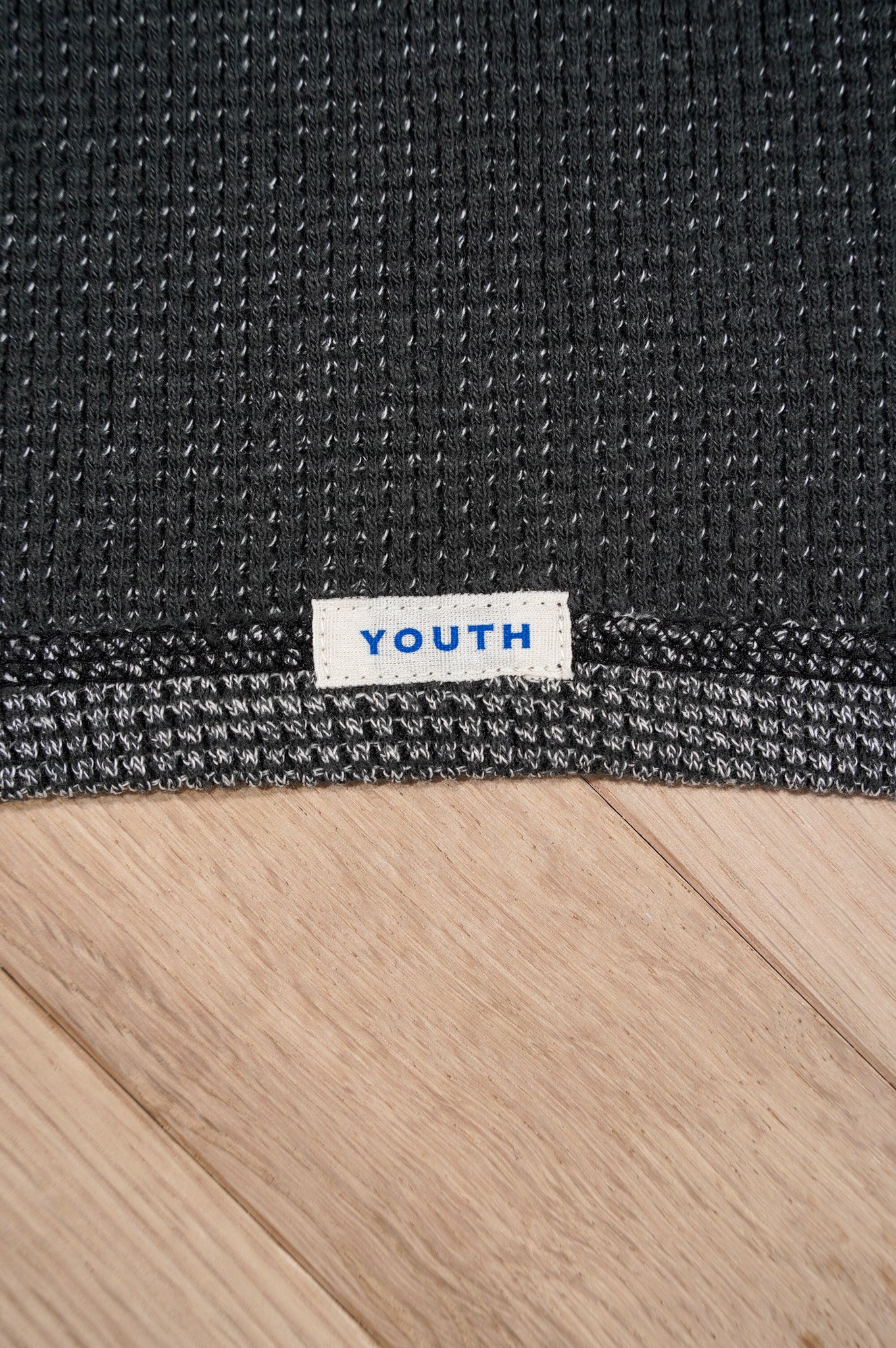 OLDE HOMESTEADER YOUTH -EXTRA SOFT THERMAL-  "SLEEVELESS" [ECRU×BLACK]