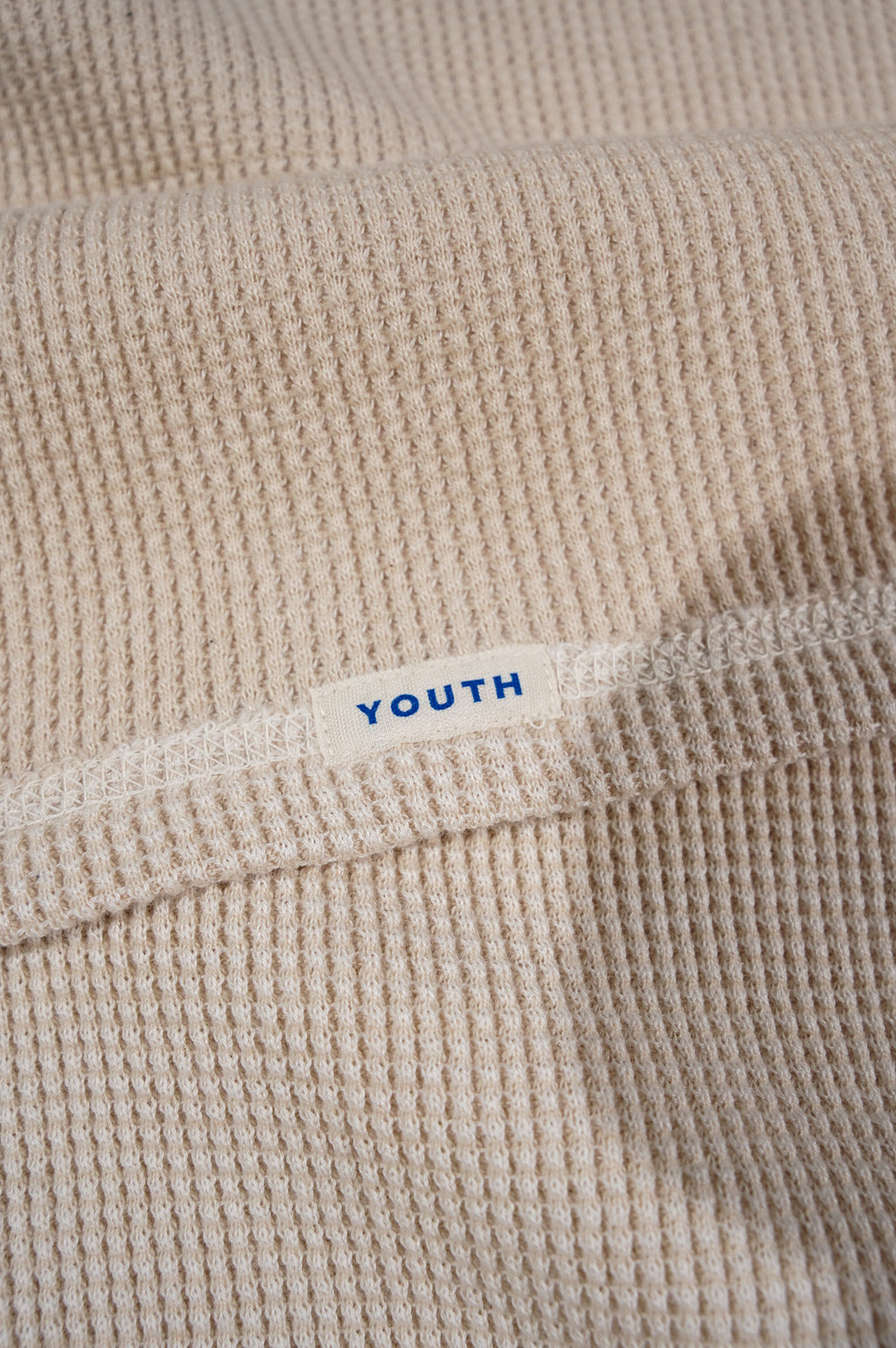 OLDE HOMESTEADER YOUTH - EXTRA SOFT THERMAL - "SLEEVELESS" [ECRU × OFF WHITE]