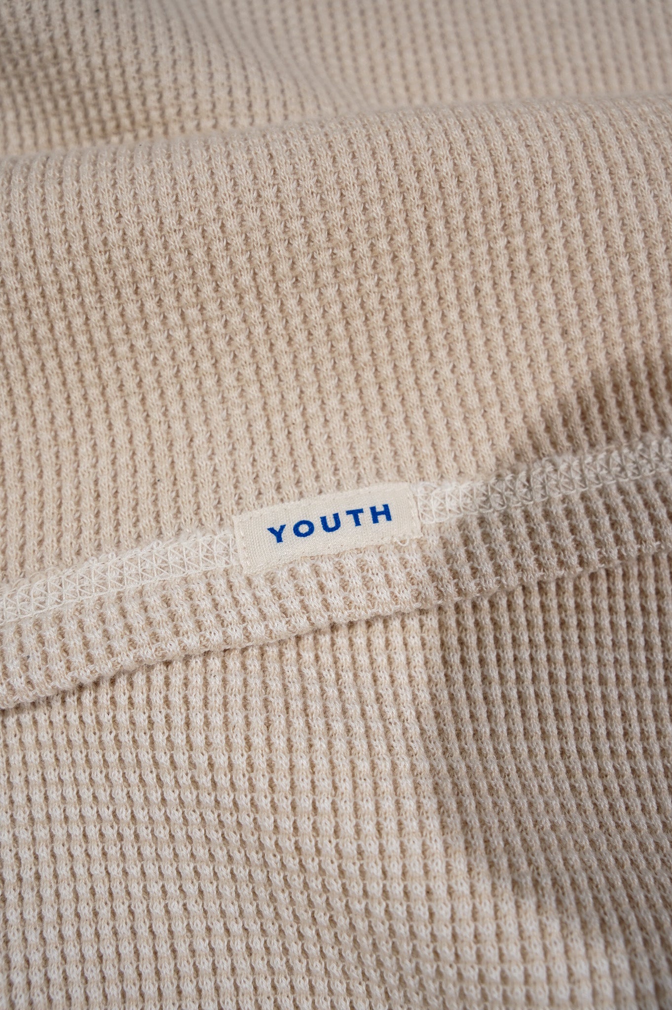 OLDE HOMESTEADER YOUTH - EXTRA SOFT THERMAL - "SLEEVELESS" [ECRU × OFF WHITE]