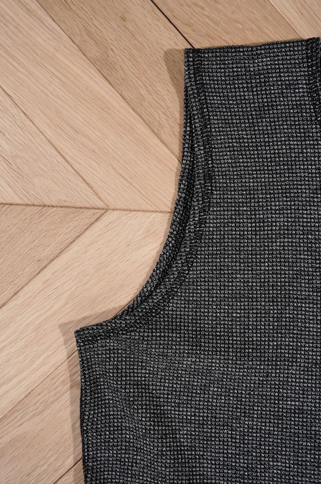 OLDE HOMESTEADER YOUTH -EXTRA SOFT THERMAL-  "SLEEVELESS" [ECRU×BLACK]