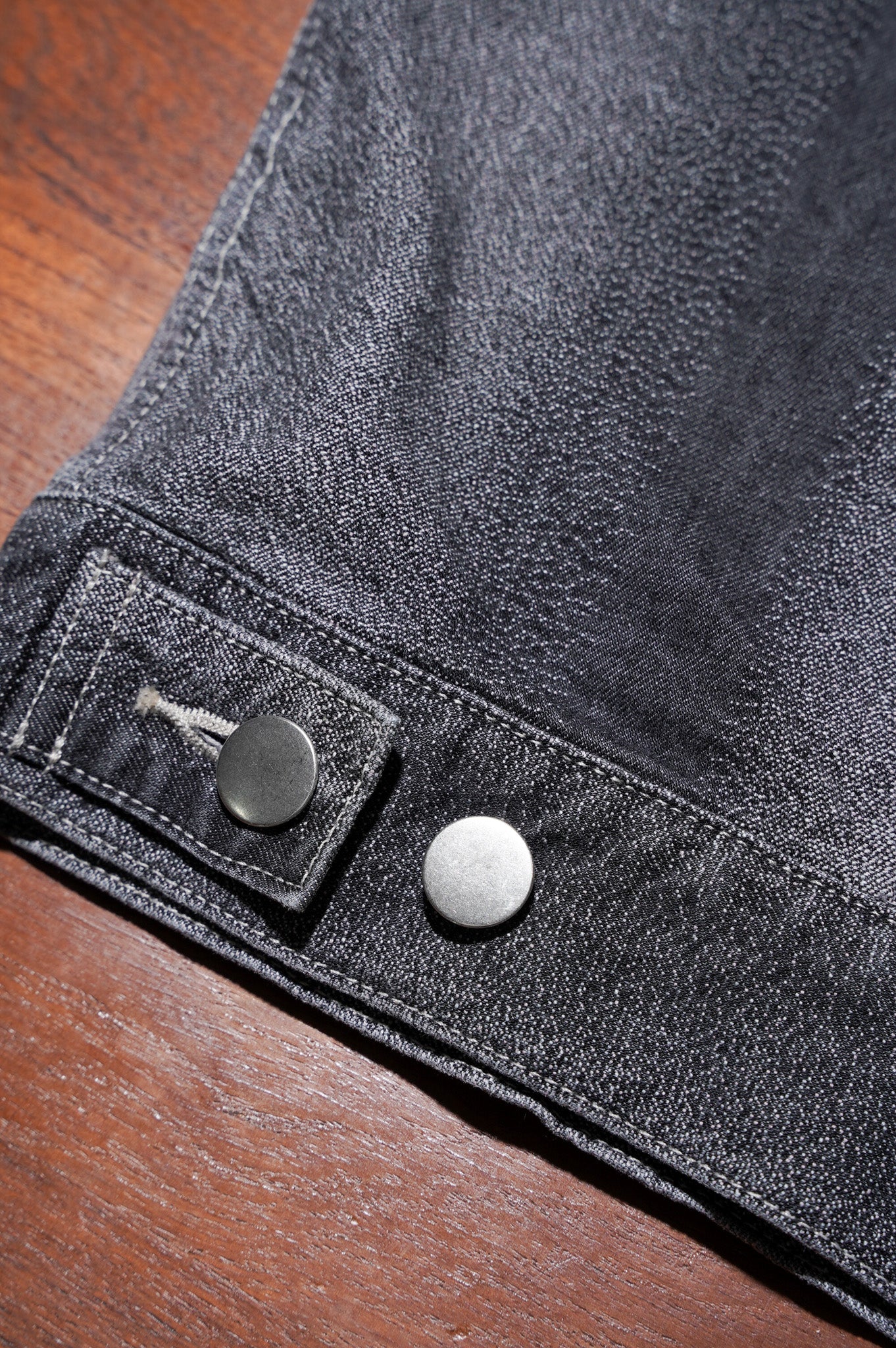 REVERBERATE "GRADATION DENIM JACKET" [LIGHT GRAY]