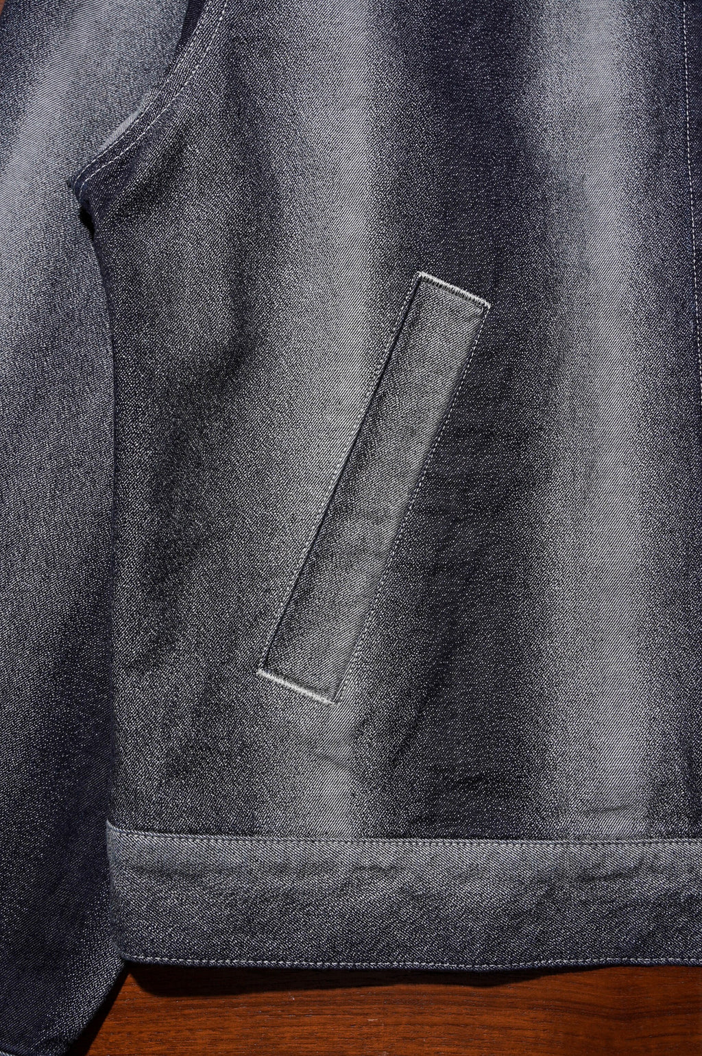 REVERBERATE "GRADATION DENIM JACKET" [INDIGO]
