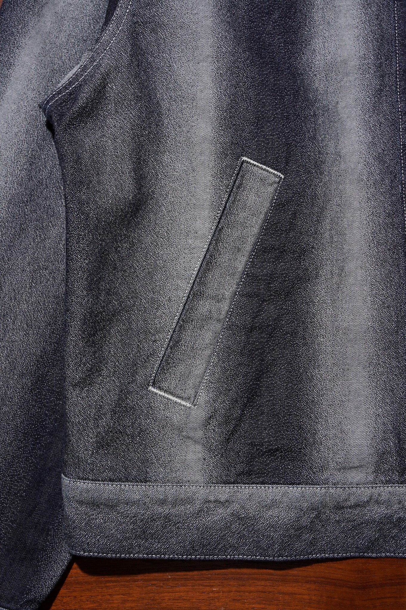 REVERBERATE "GRADATION DENIM JACKET" [INDIGO]