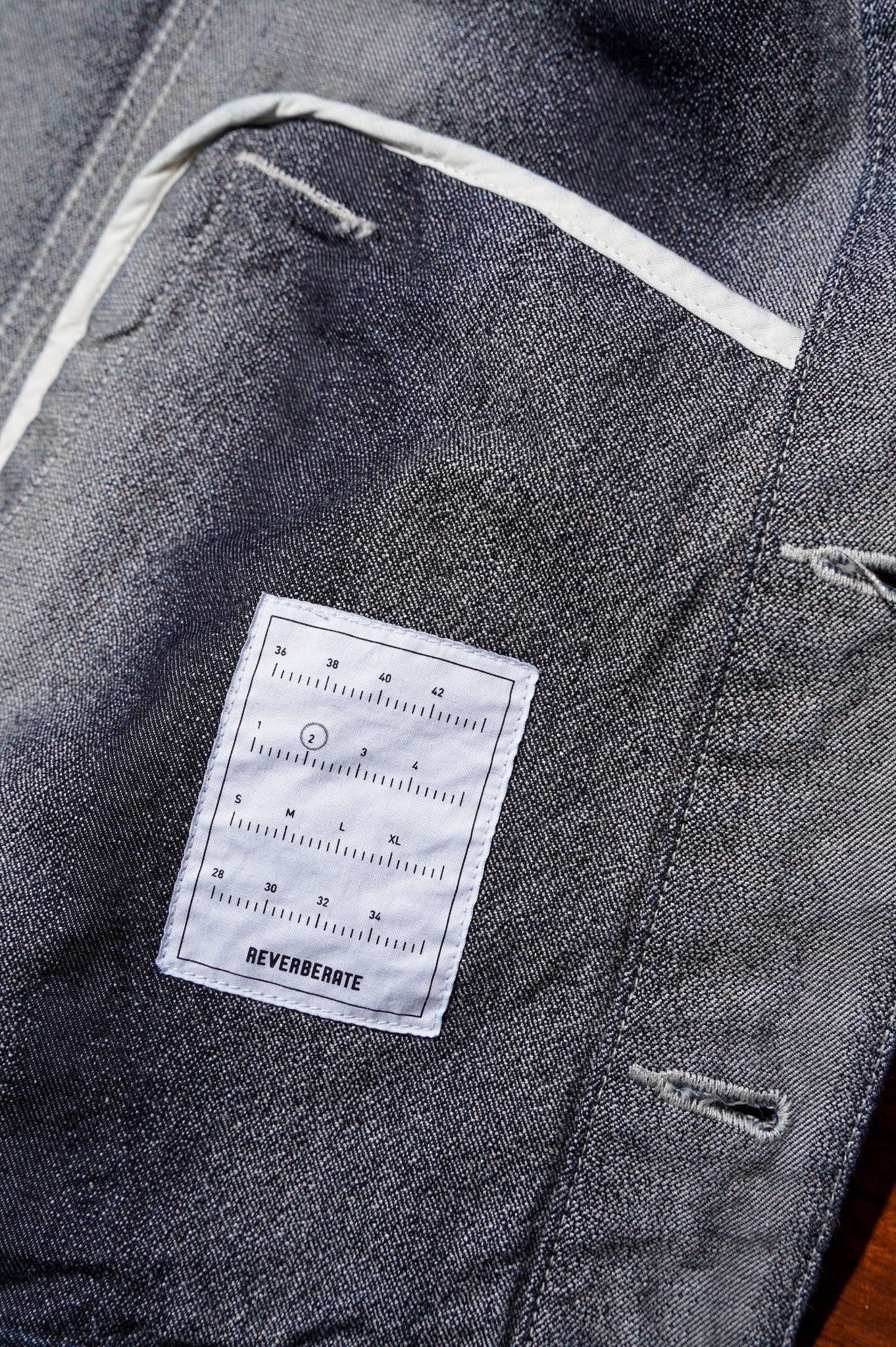 REVERBERATE "GRADATION DENIM JACKET" [INDIGO]