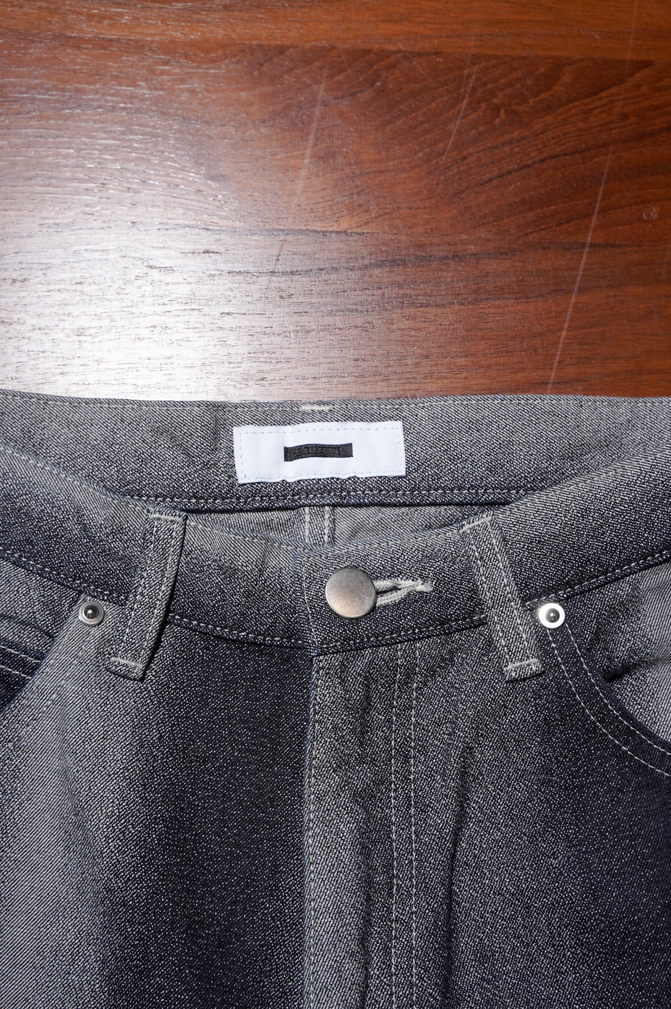 REVERBERATE "GRADATION DENIM BAGGY PANTS" [INDIGO]