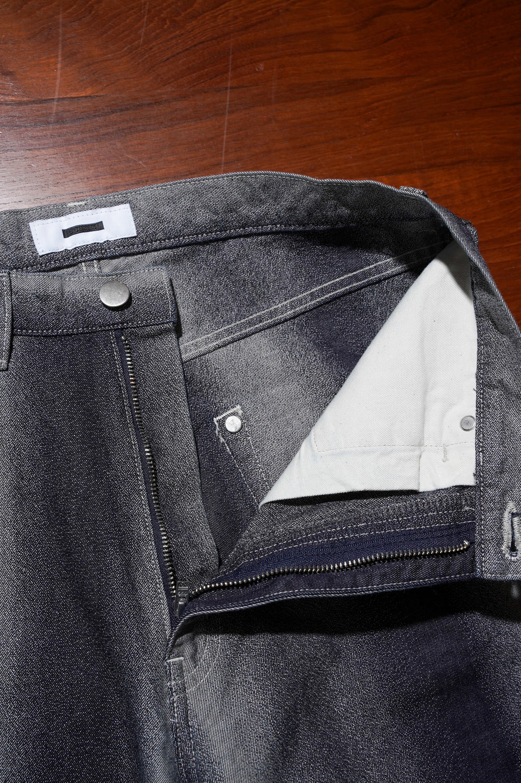 REVERBERATE "GRADATION DENIM BAGGY PANTS" [INDIGO]
