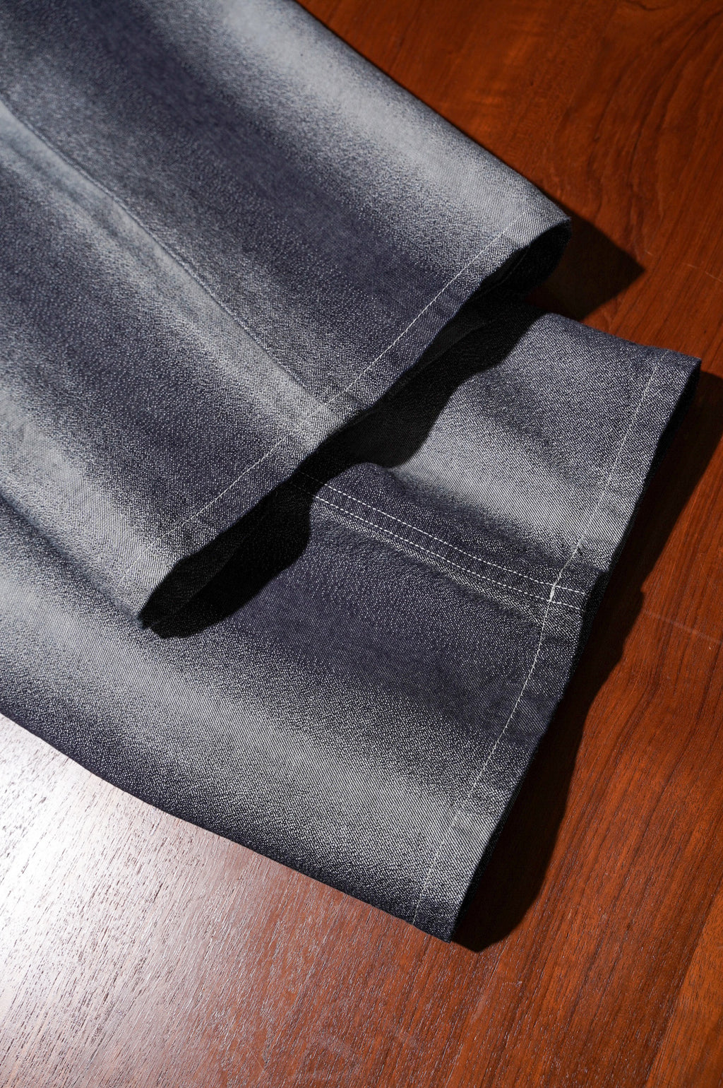 REVERBERATE "GRADATION DENIM BAGGY PANTS" [INDIGO]