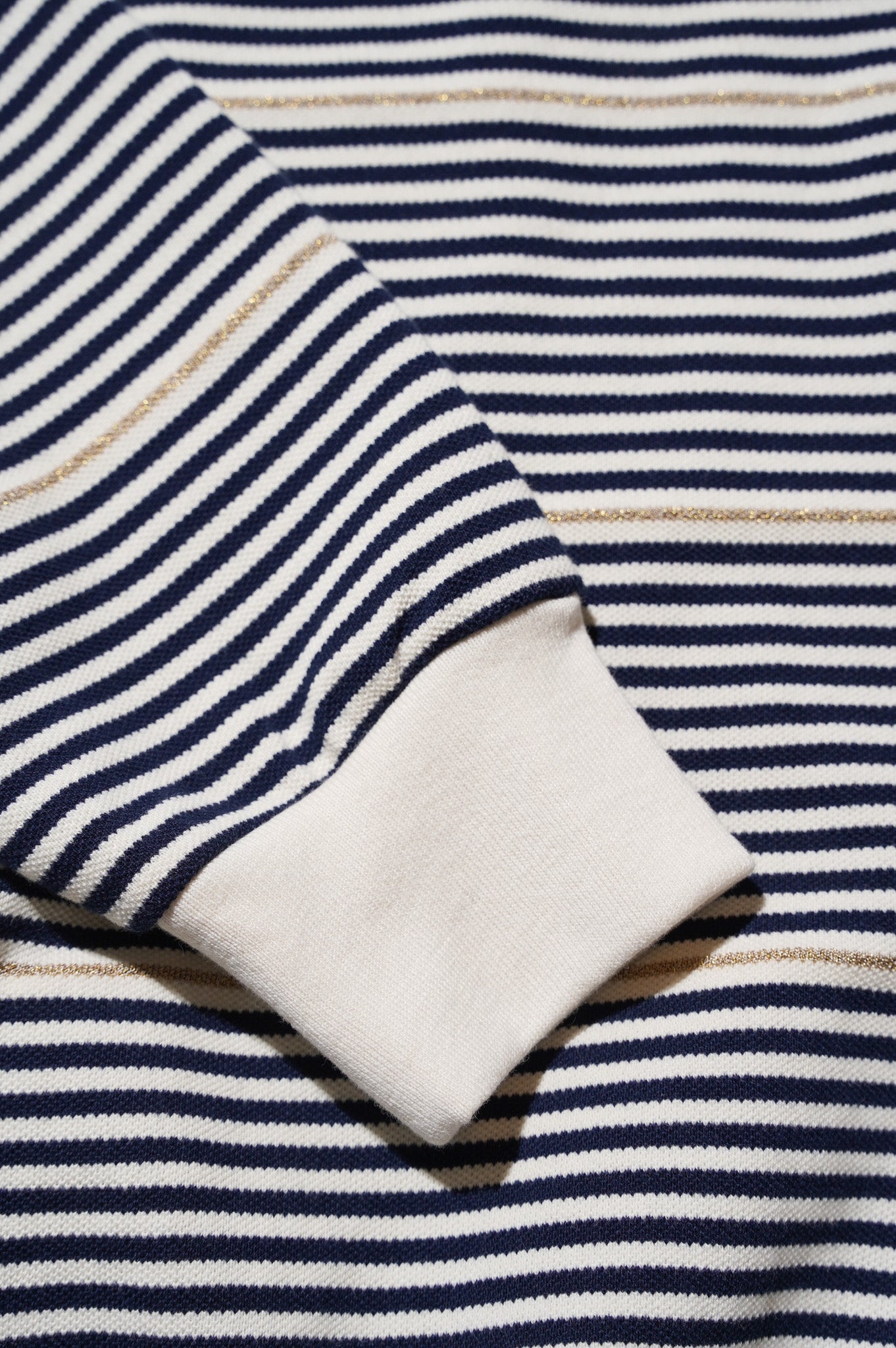 Gurank "L/S Border Polo Shirts" [NAVY]