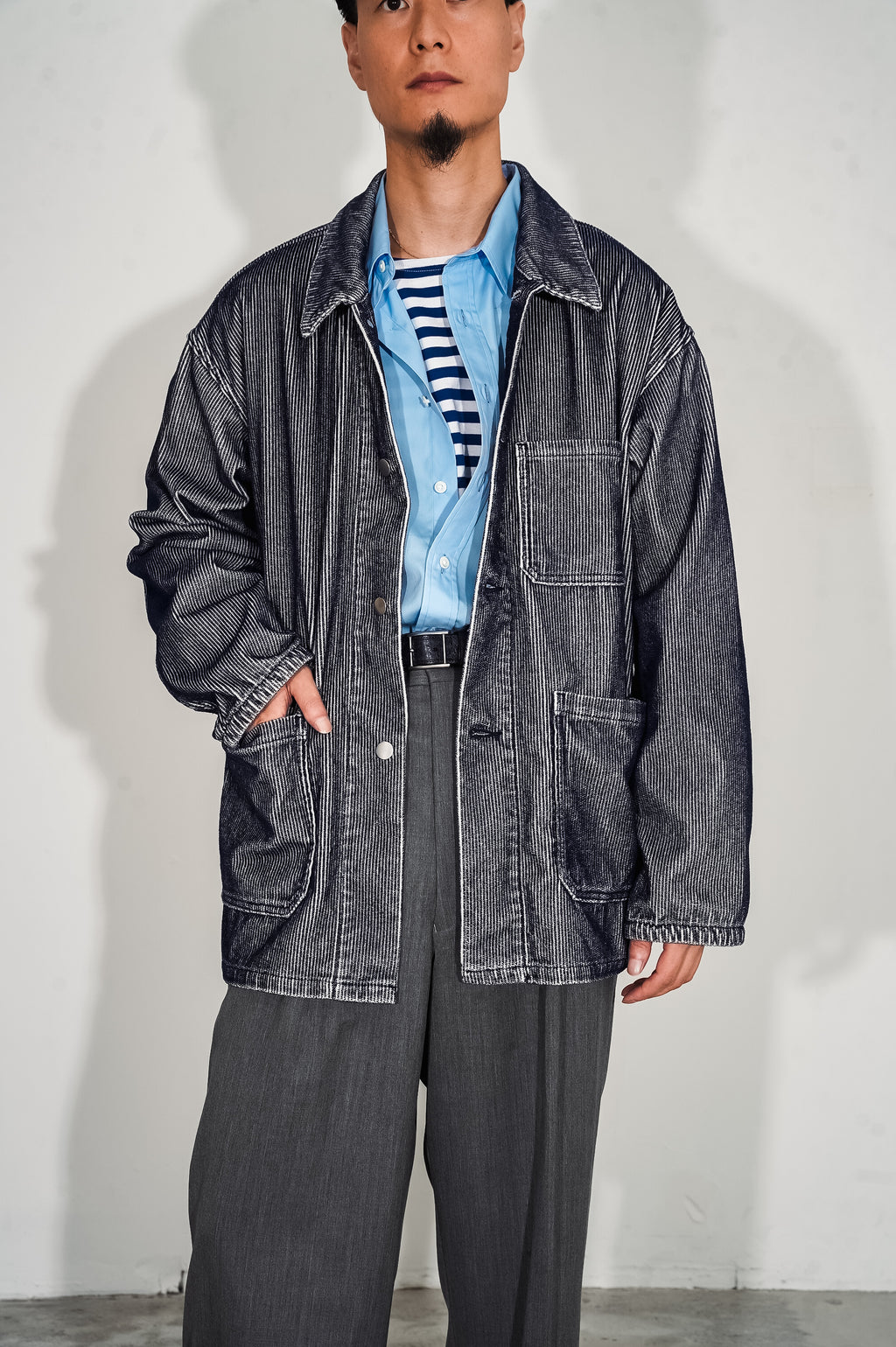 REVERBERATE "FLOCKY CORDUROY WORK JACKET"