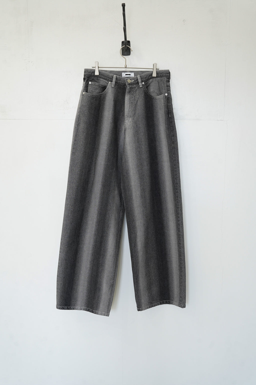 REVERBERATE "GRADATION DENIM BAGGY PANTS" [LIGHT GRAY]
