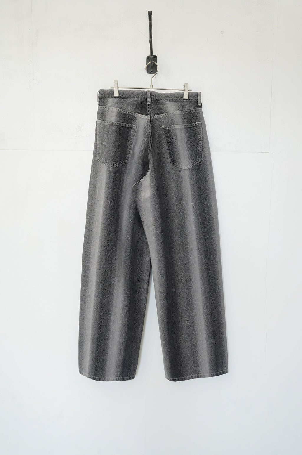 REVERBERATE "GRADATION DENIM BAGGY PANTS" [LIGHT GRAY]