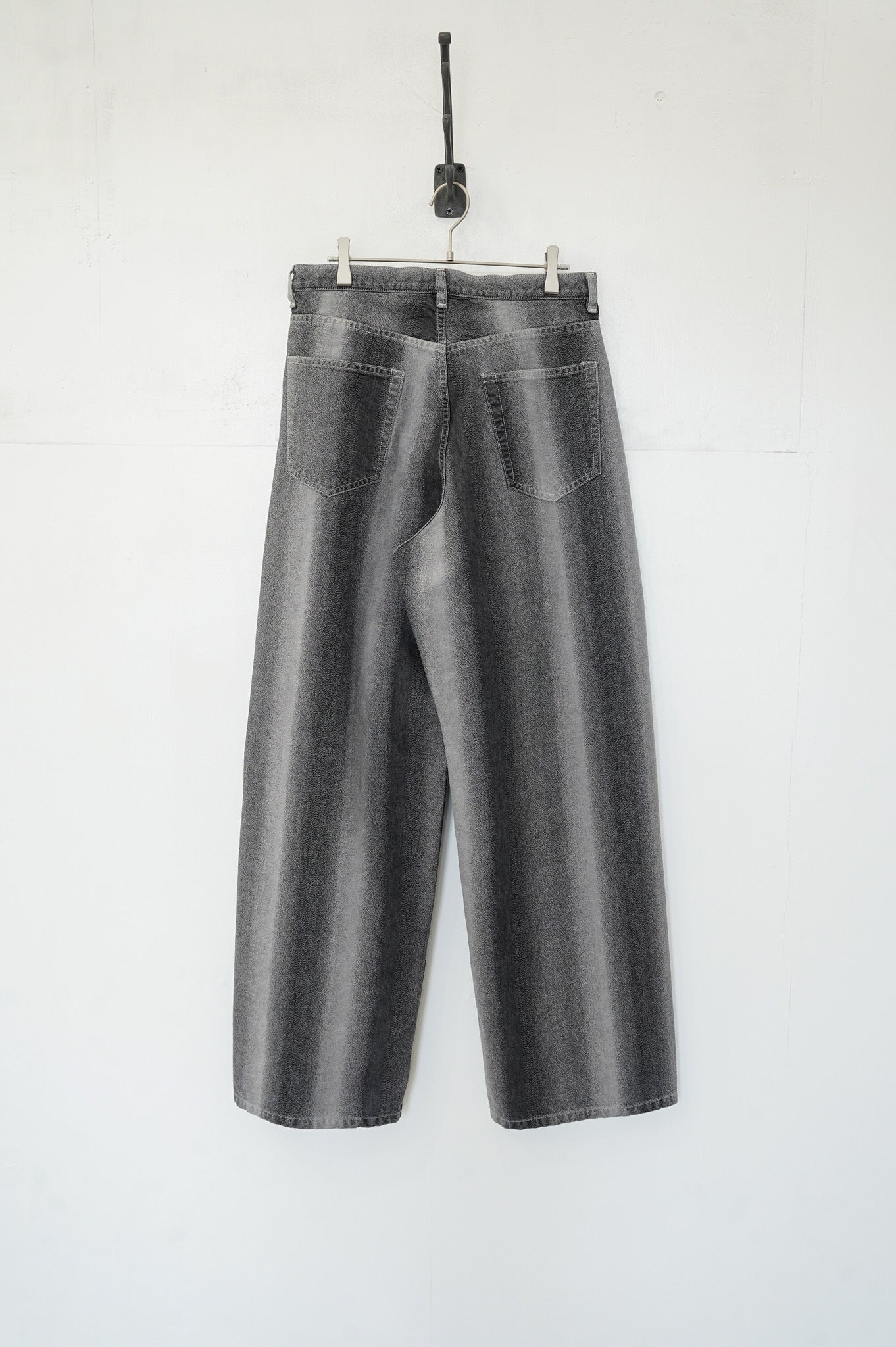 REVERBERATE "GRADATION DENIM BAGGY PANTS" [LIGHT GRAY]
