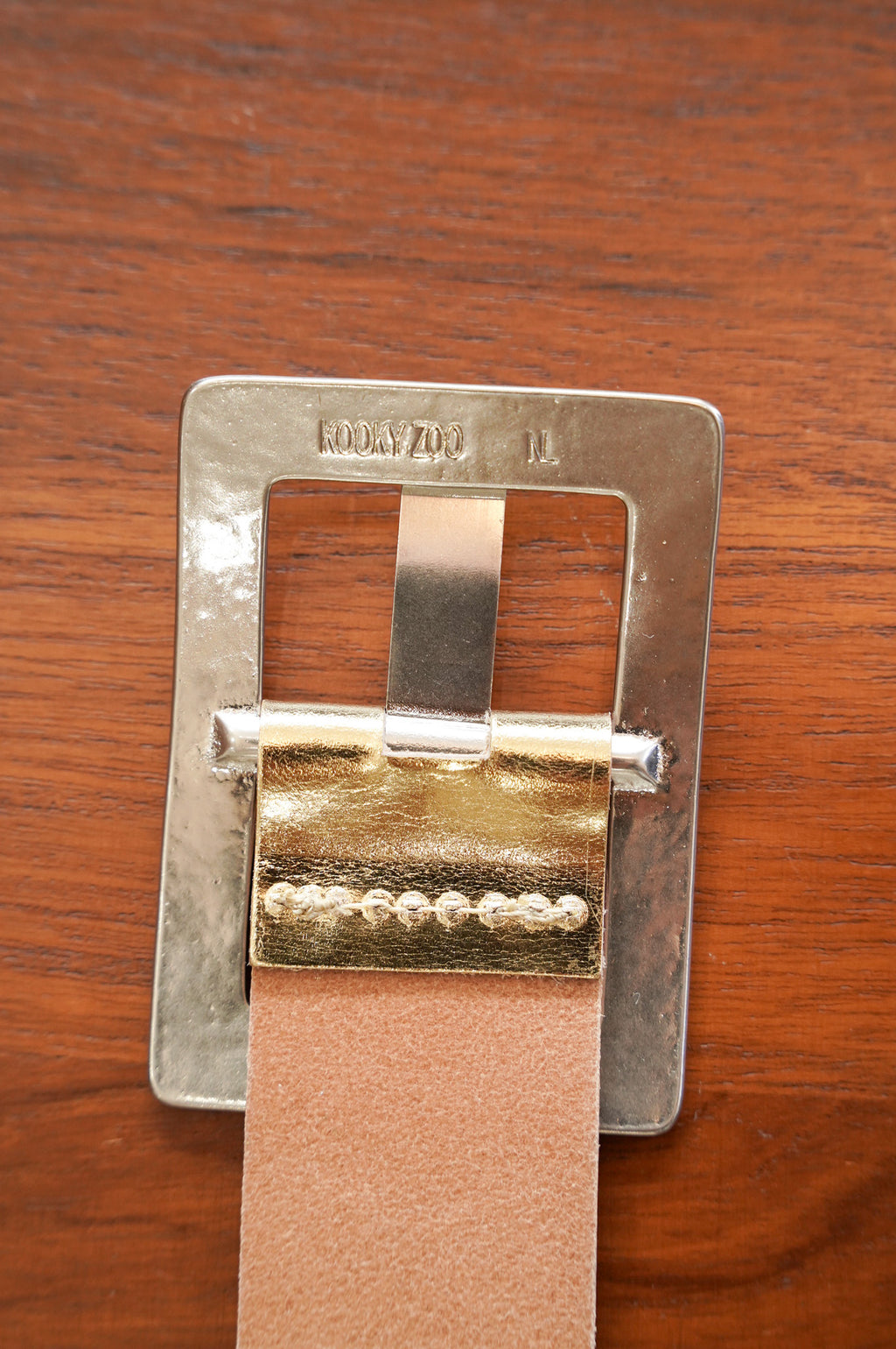 KOOKY ZOO "B.B LEATHER BELT" [GOLD]
