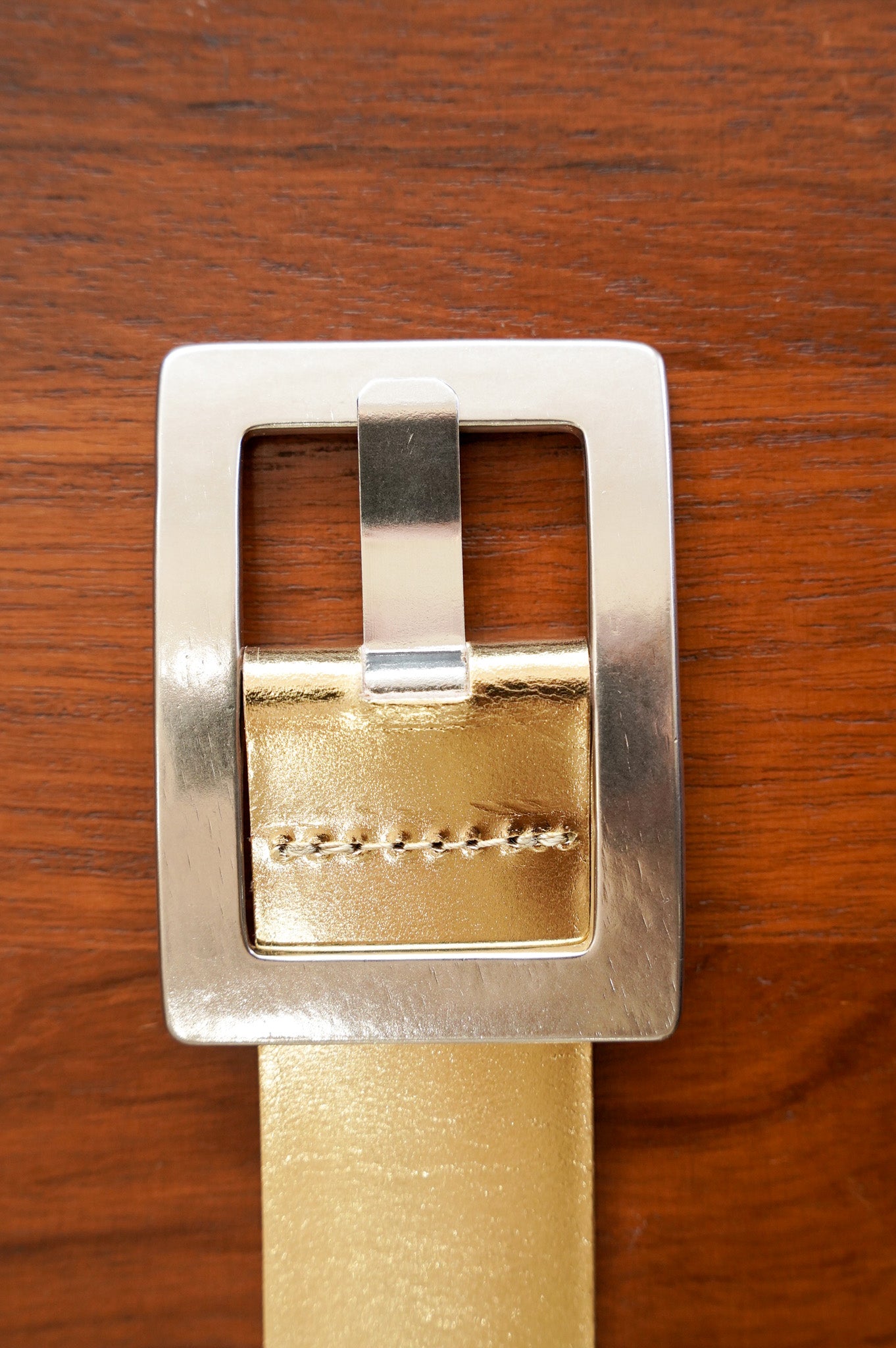 KOOKY ZOO "B.B LEATHER BELT" [GOLD]