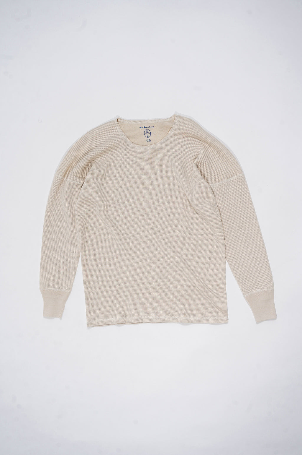 OLDE HOMESTEADER YOUTH -EXTRA SOFT THERMAL- "OVAL NECK LONG SLEEVE" [ECRU×OFF WHITE]