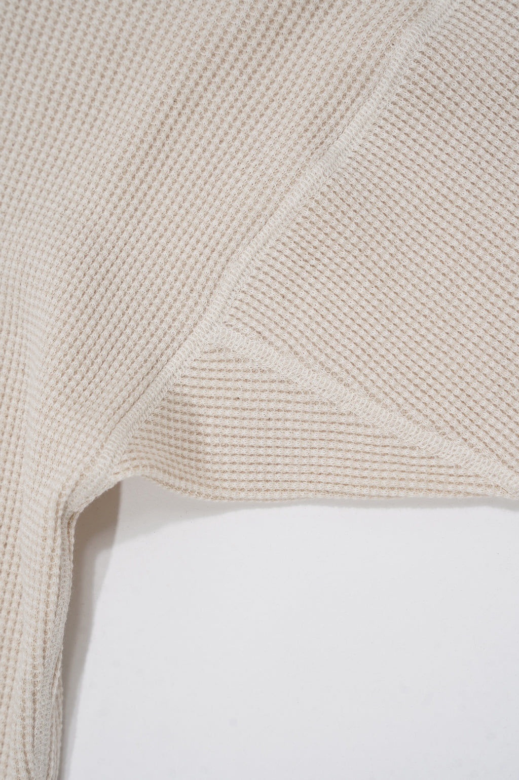 OLDE HOMESTEADER YOUTH -EXTRA SOFT THERMAL- "OVAL NECK LONG SLEEVE" [ECRU×OFF WHITE]