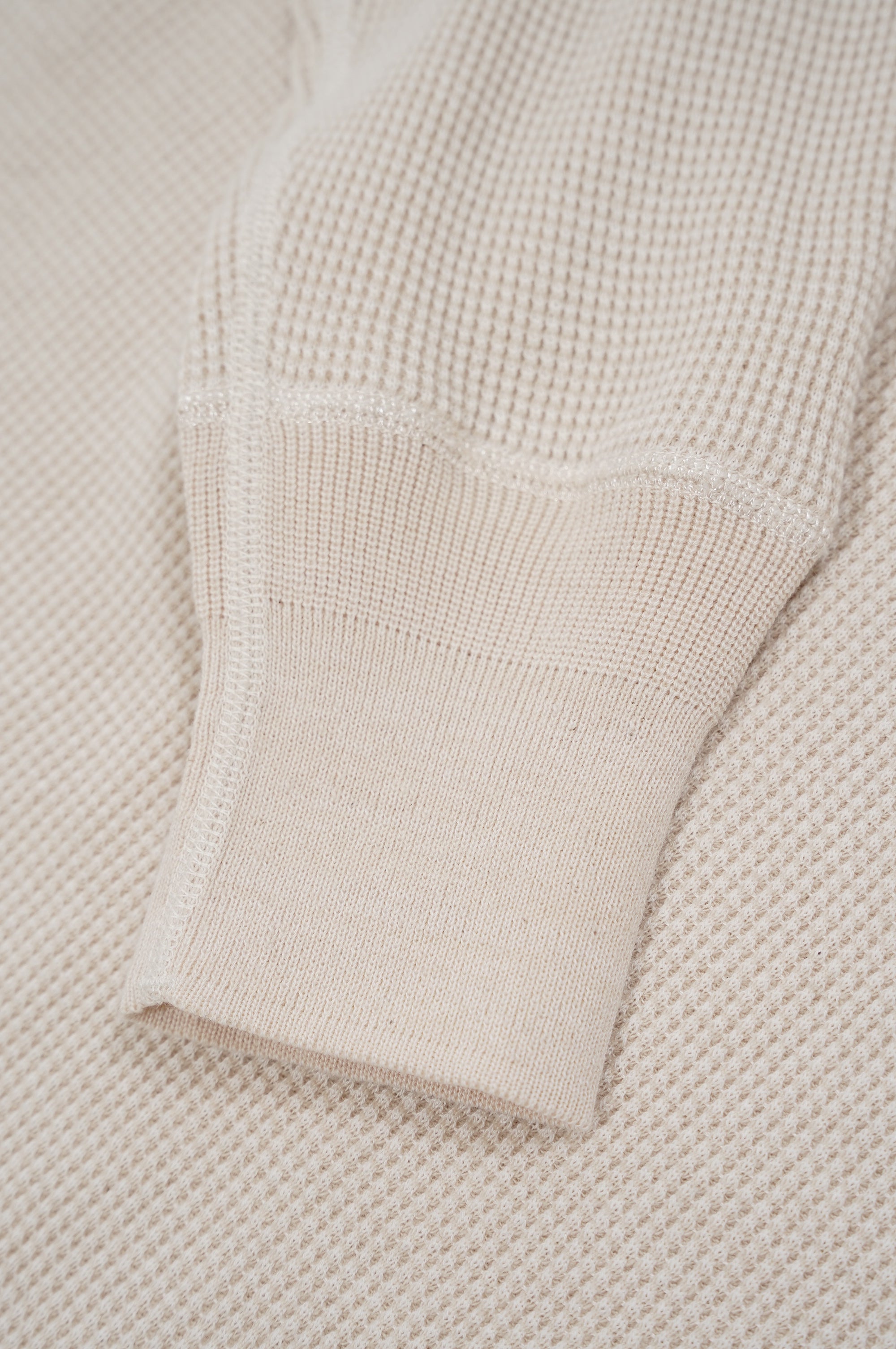 OLDE HOMESTEADER YOUTH -EXTRA SOFT THERMAL- "OVAL NECK LONG SLEEVE" [ECRU×OFF WHITE]