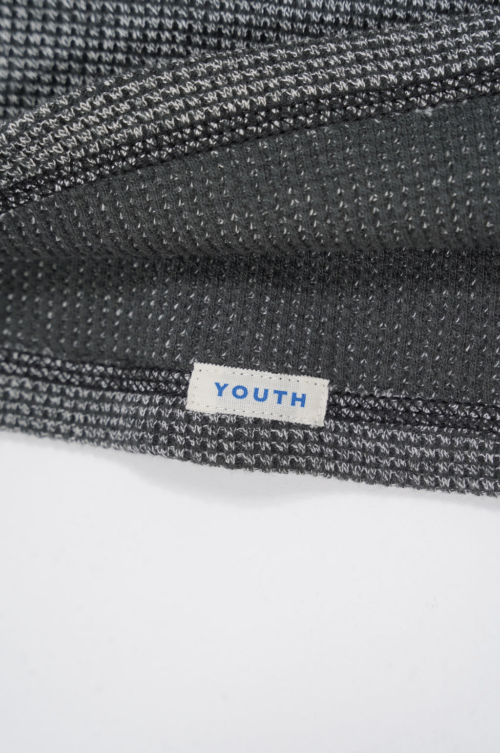 OLDE HOMESTEADER YOUTH -EXTRA SOFT THERMAL- "OVAL NECK LONG SLEEVE" [ECRU×BLACK]