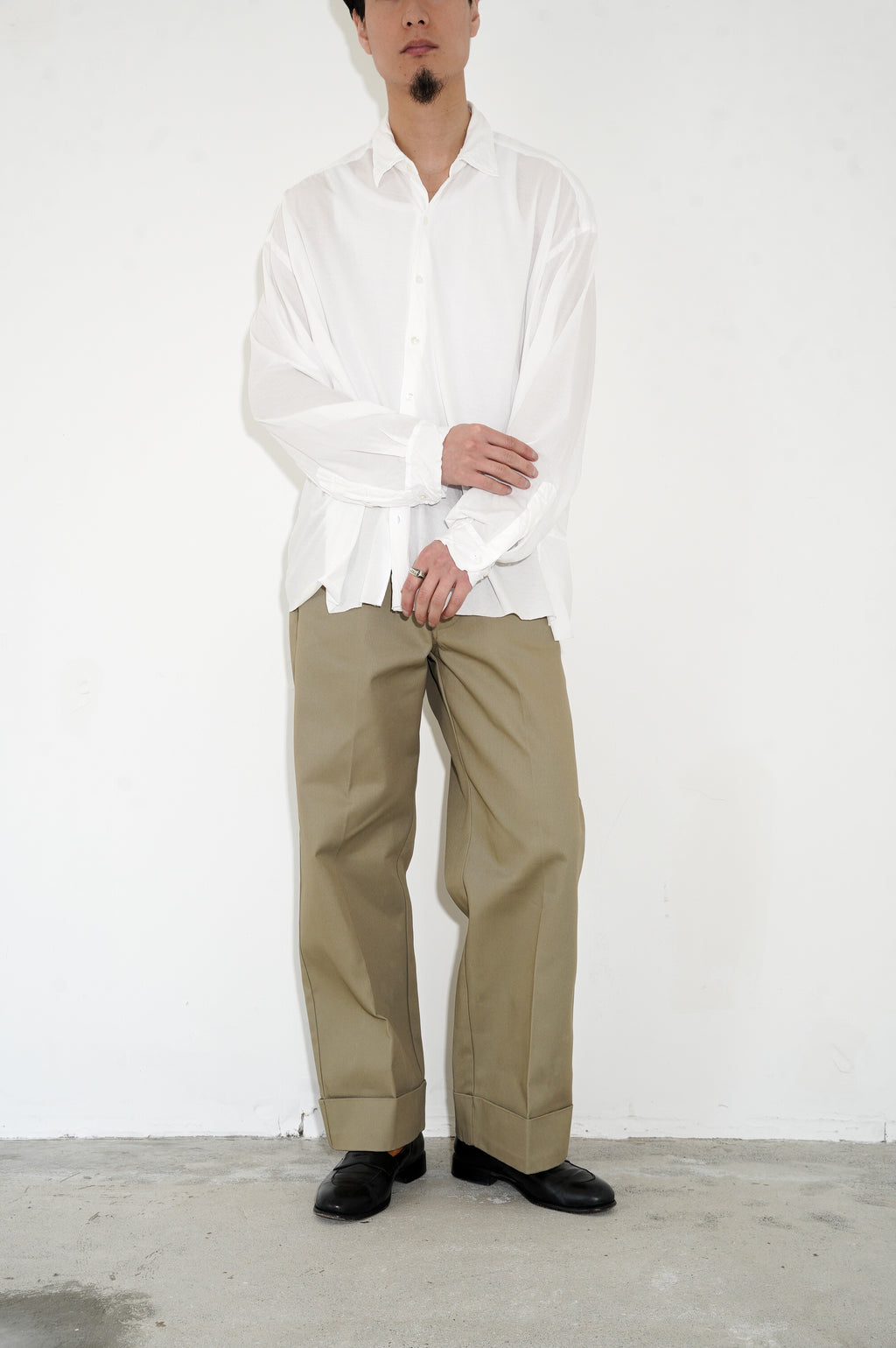 KANEMASA PHIL. "46G Artisan Shirts" [WHITE]