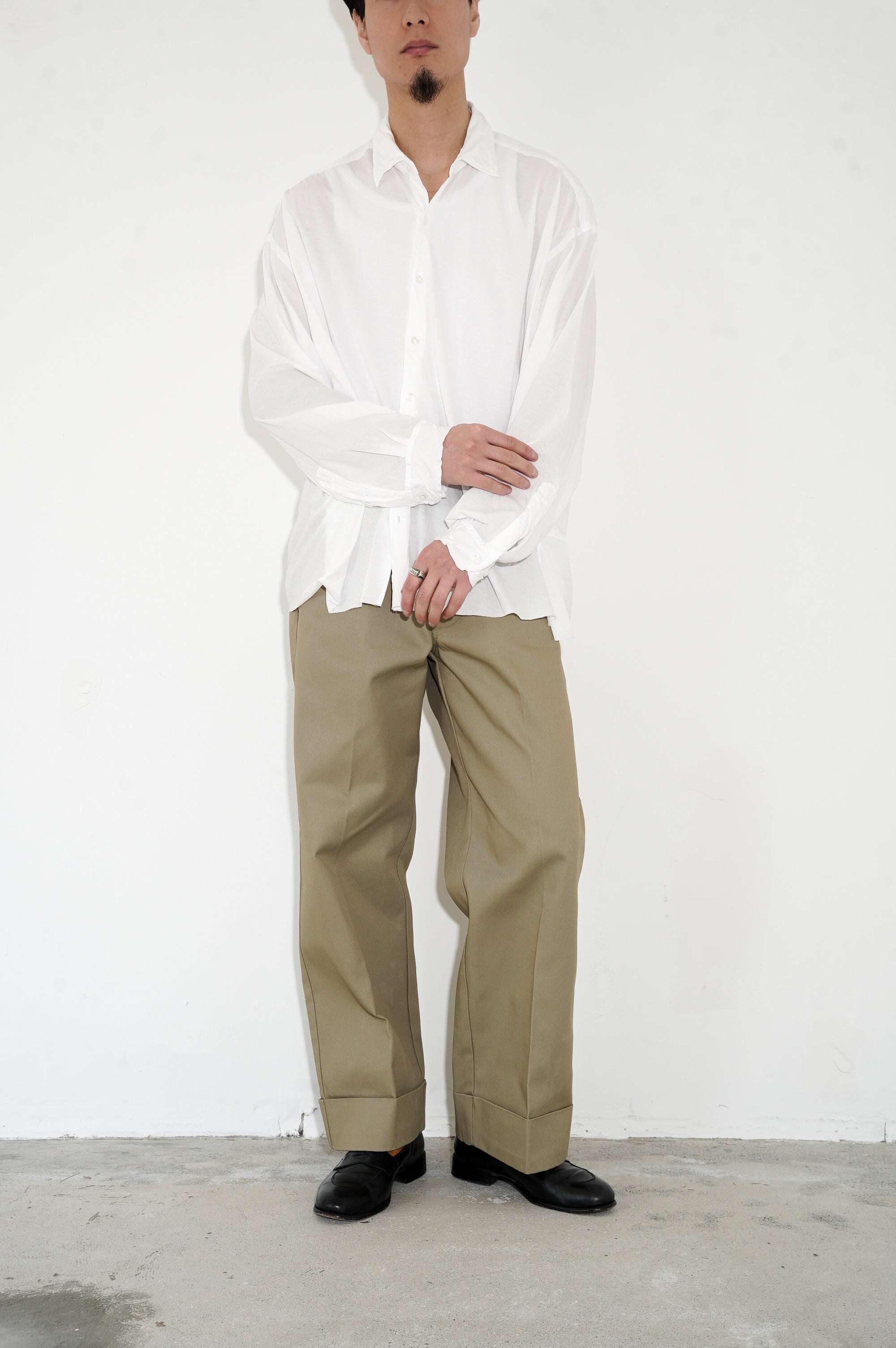 KANEMASA PHIL. "46G Artisan Shirts" [WHITE]