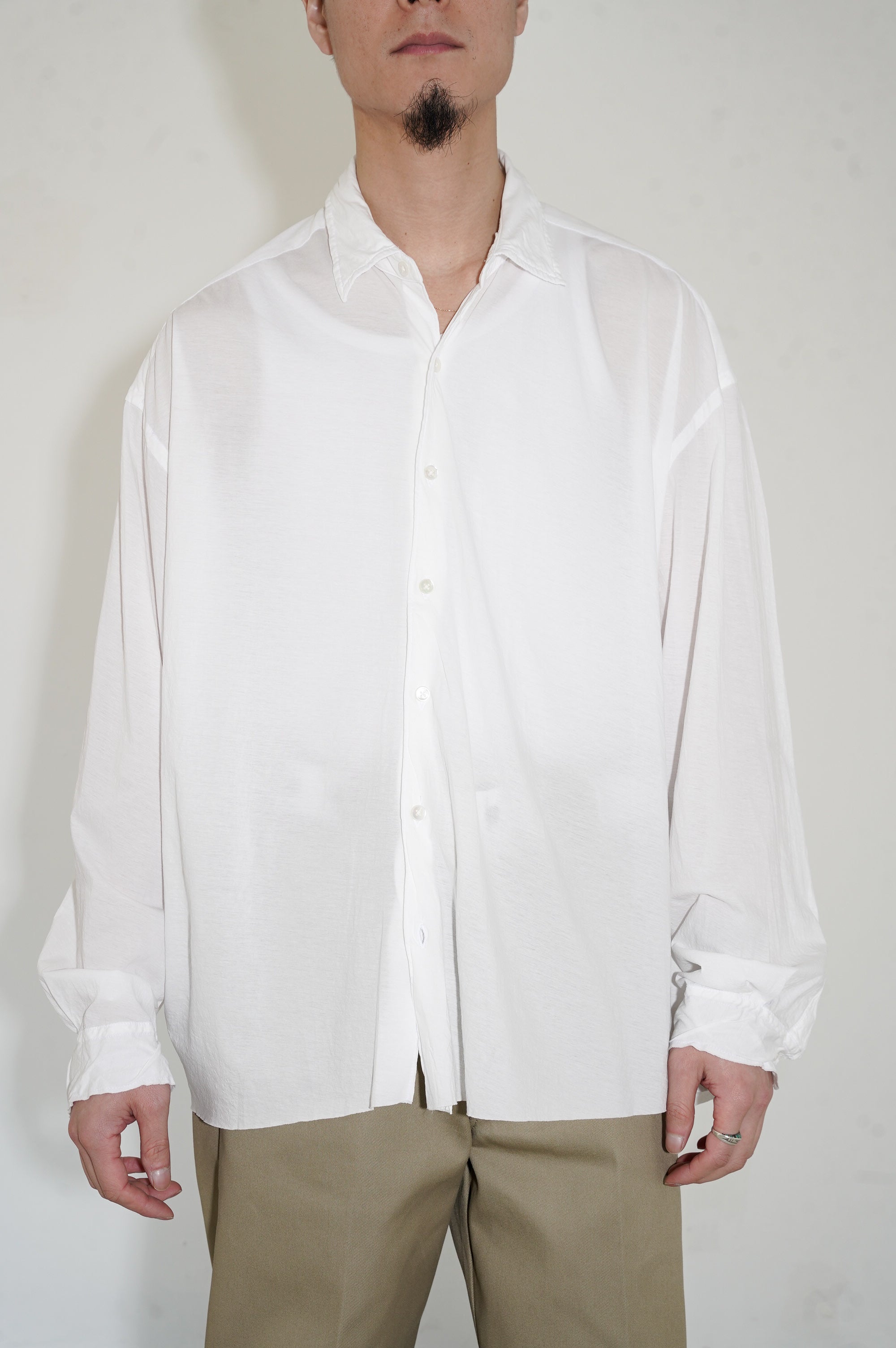 KANEMASA PHIL. "46G Artisan Shirts" [WHITE]