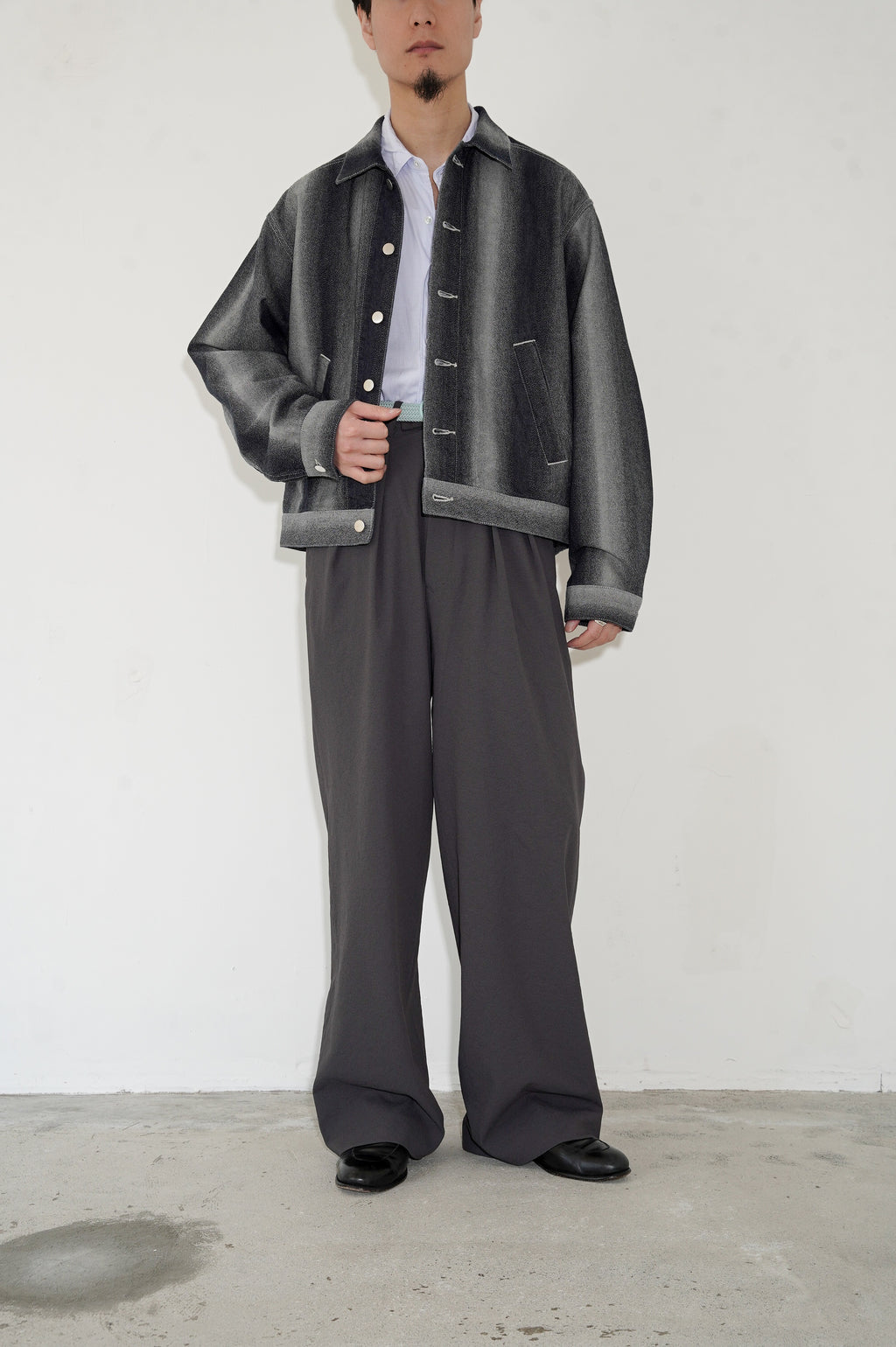 REVERBERATE "GRADATION DENIM JACKET" [INDIGO]