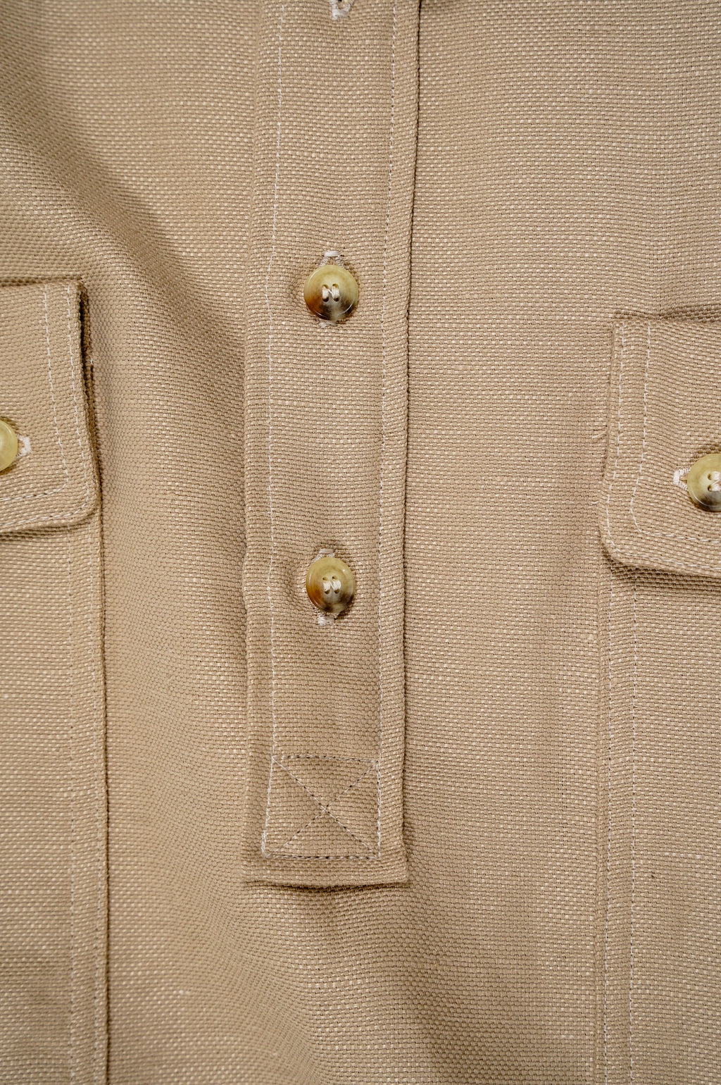 YE OLDE AND NEWMAN -RANDONNEUR- "ANORAKS PULLOVER SHIRT" [SUEDE BEIGE]