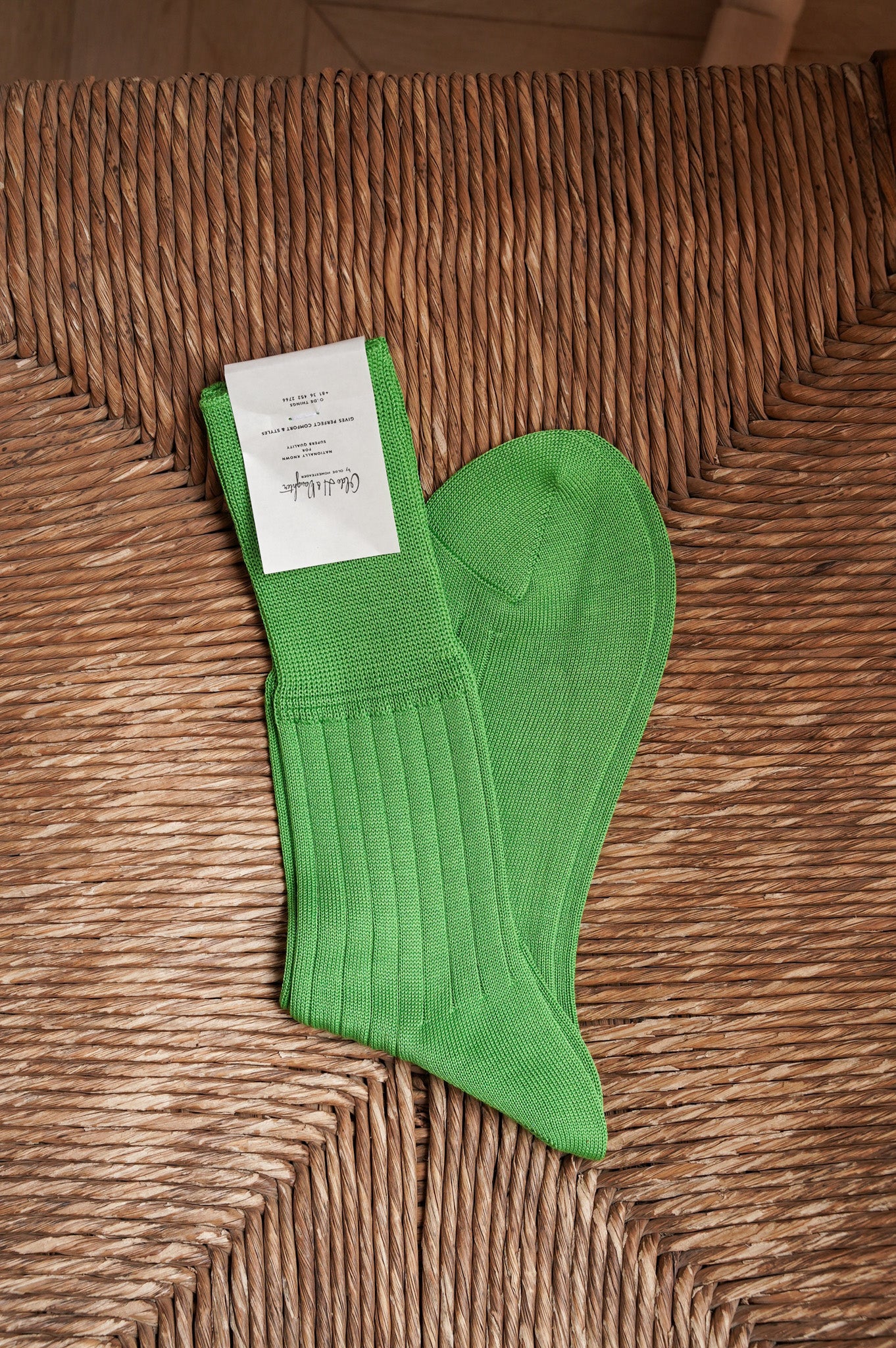 Olde H & Daughter "SILK RIB SOCKS" [FEAN]