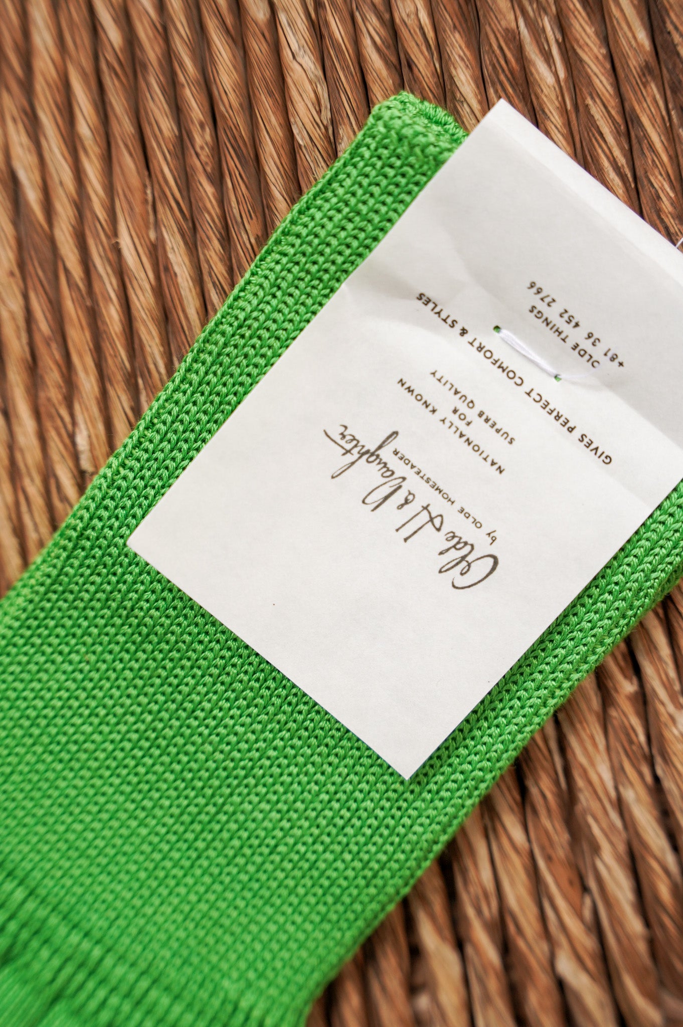 Olde H & Daughter "SILK RIB SOCKS" [FEAN]